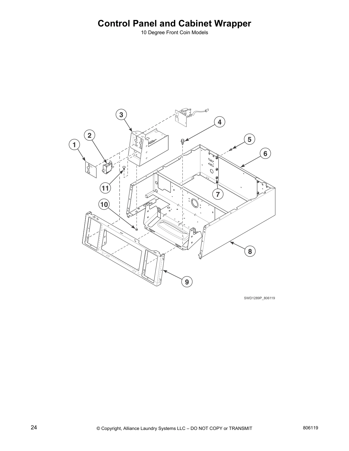 Control Panel and Cabinet Wrapper