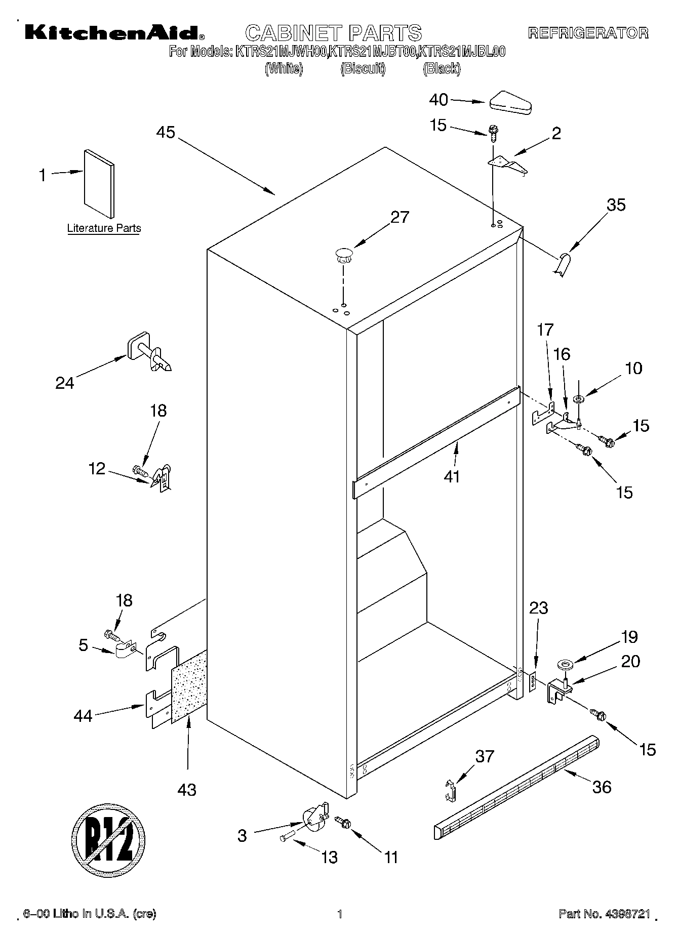 01 - CABINET, LITERATURE