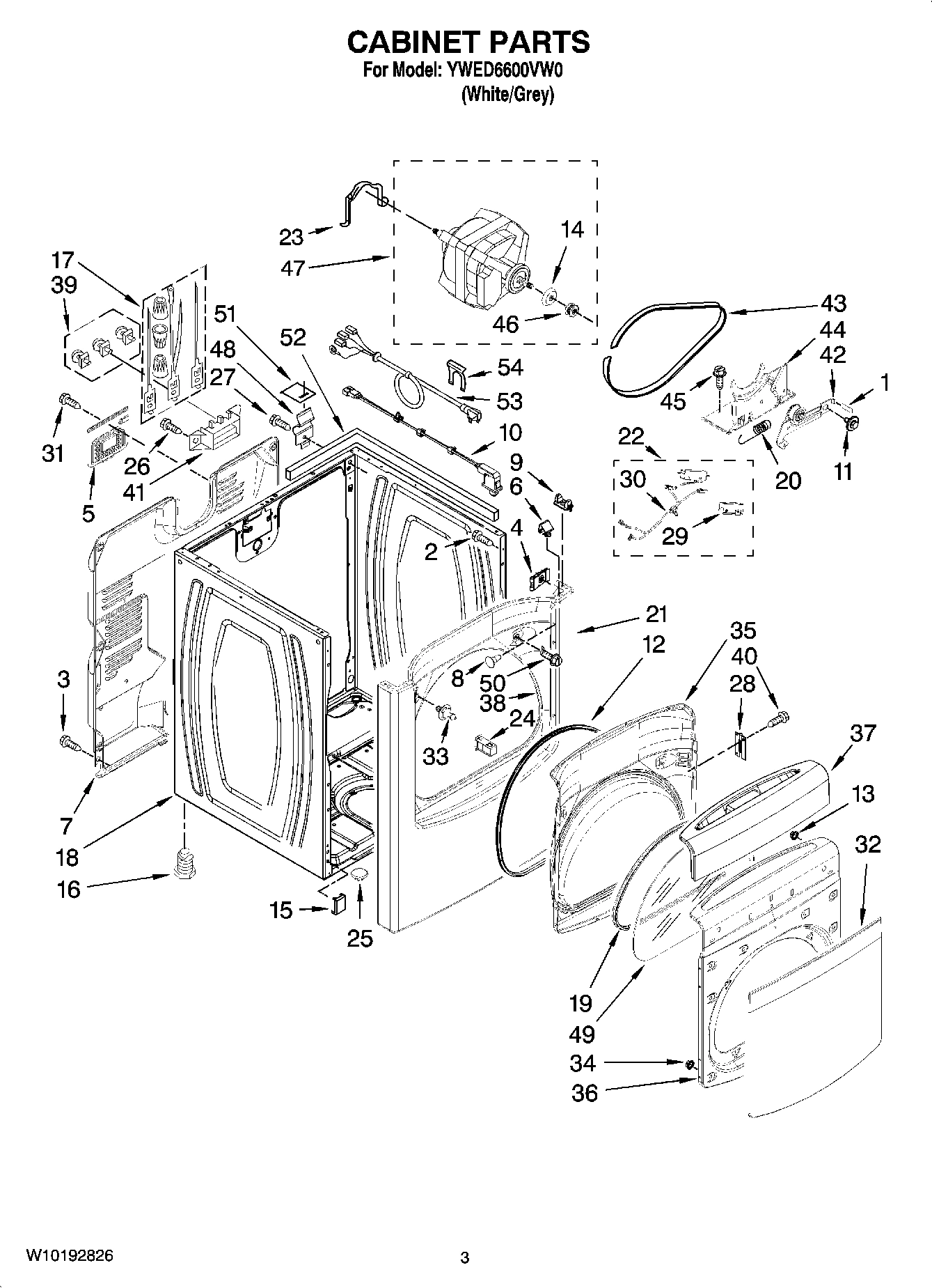 02 - CABINET PARTS