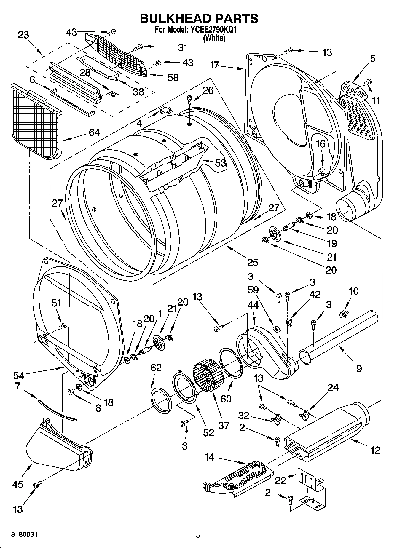 03 - BULKHEAD PARTS, OPTIONAL PARTS (NOT INCLUDED)