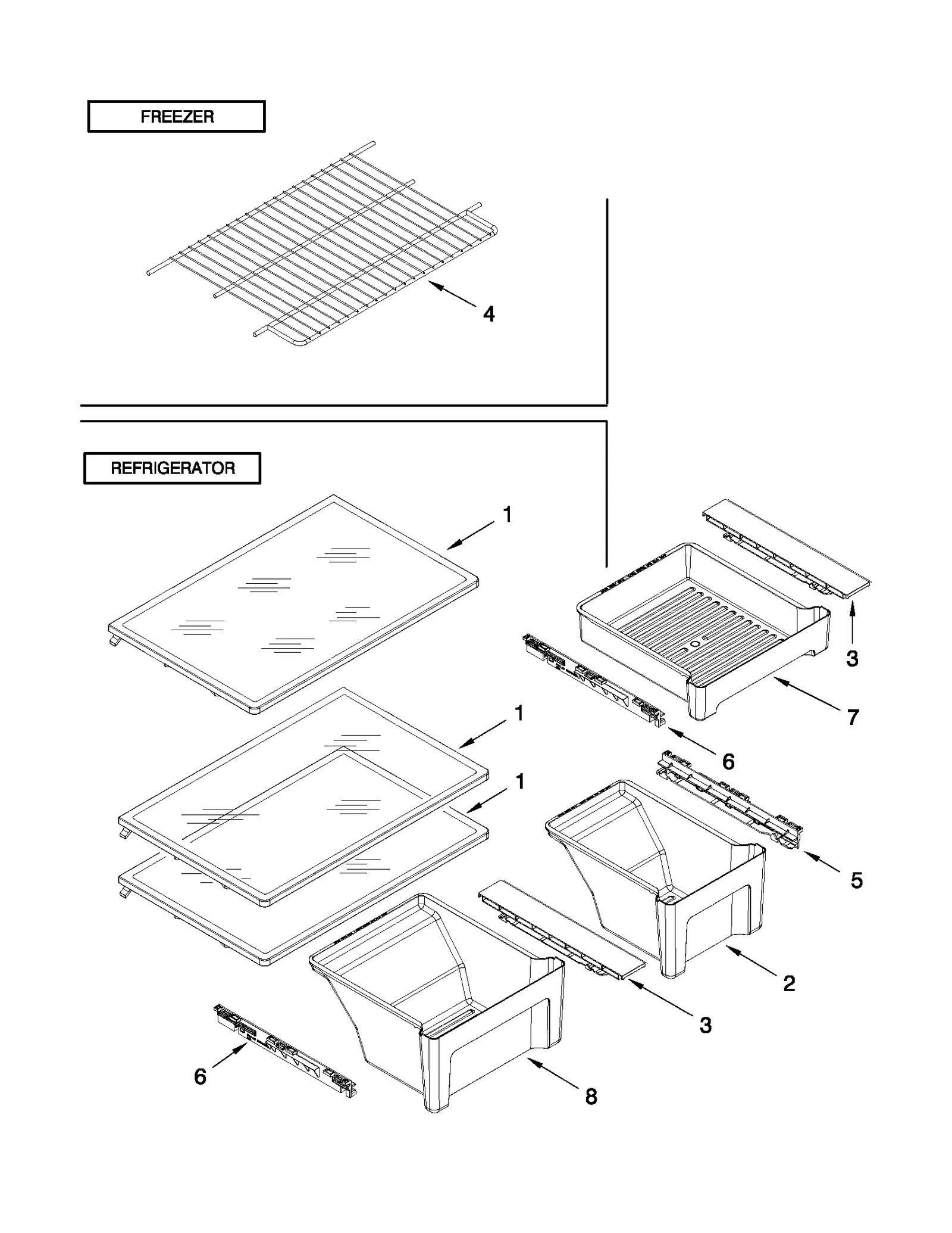 SHELF PARTS