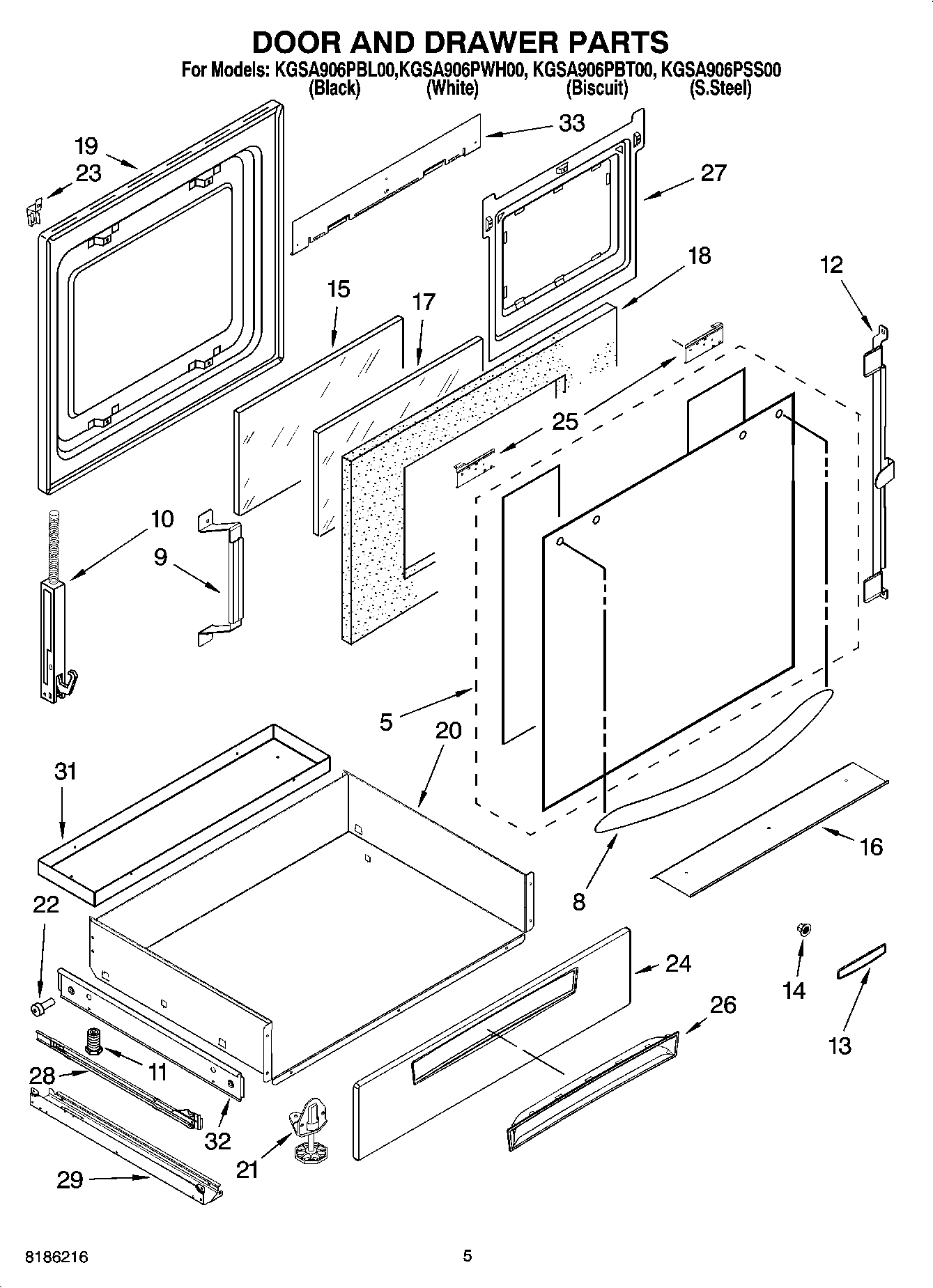 03 - DOOR AND DRAWER PARTS