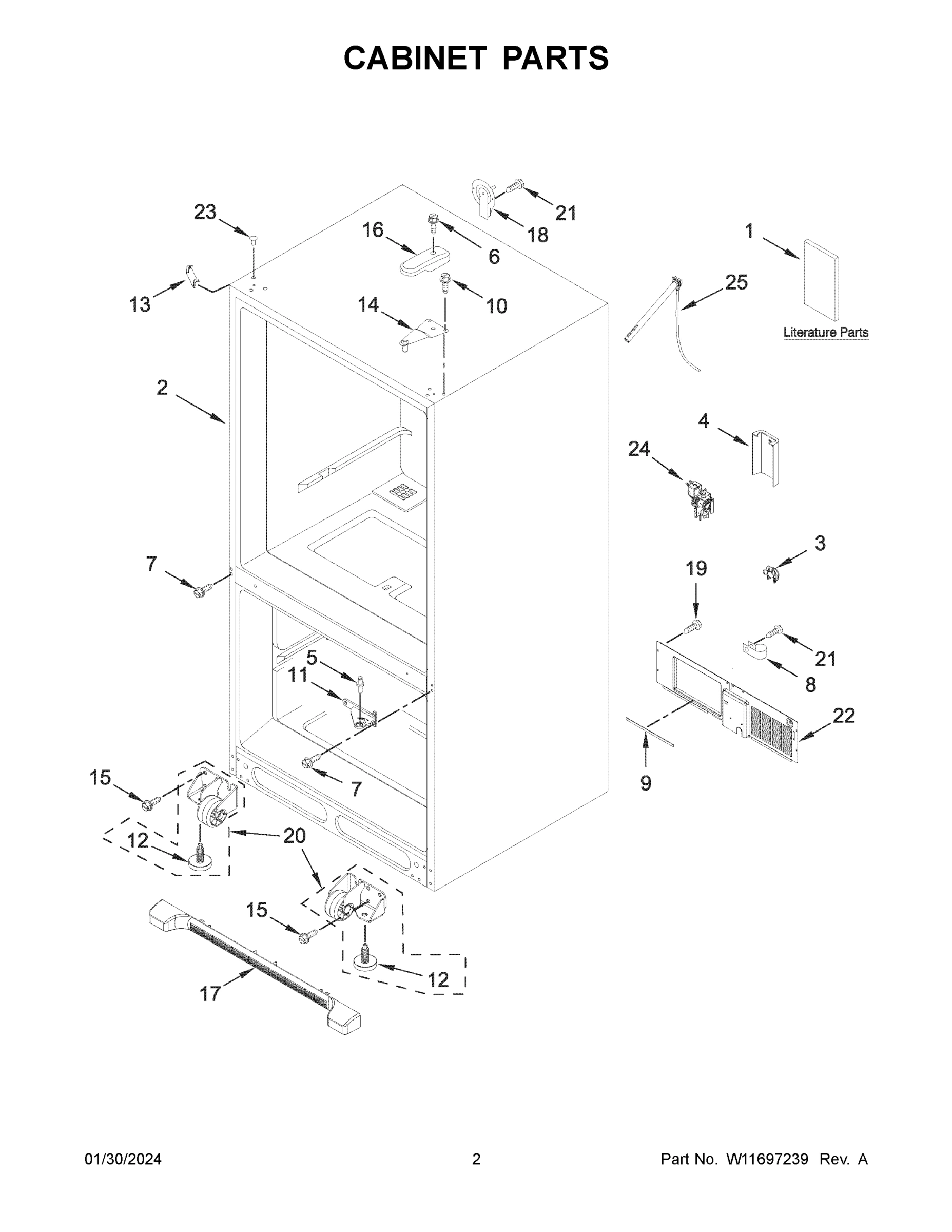 02 - CABINET PARTS