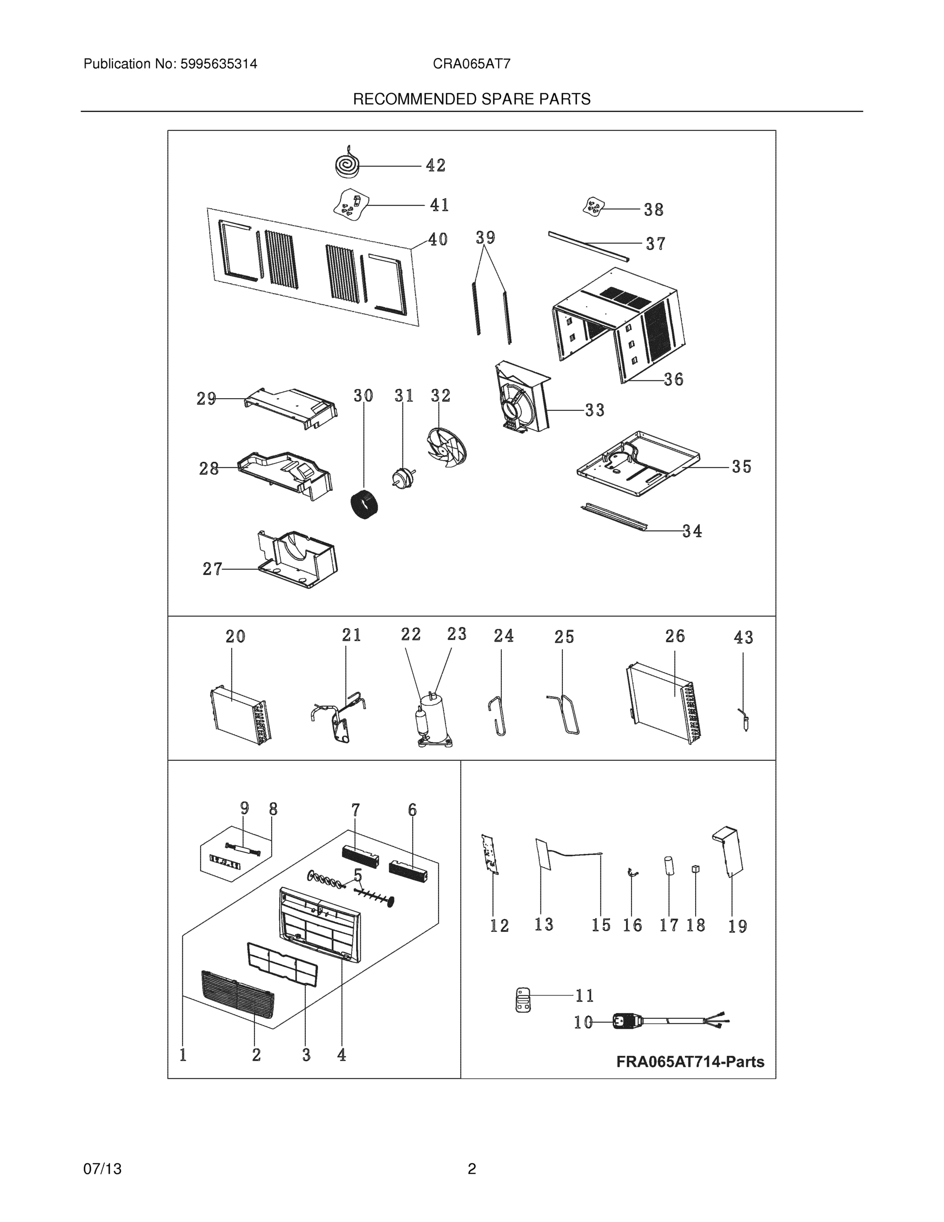 03 - RECOMMENDED SPARE PARTS