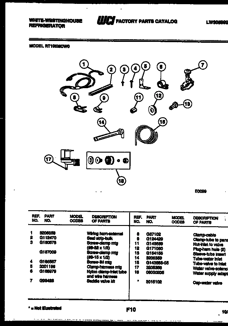 07 - ICE MAKER INSTALLATION PARTS