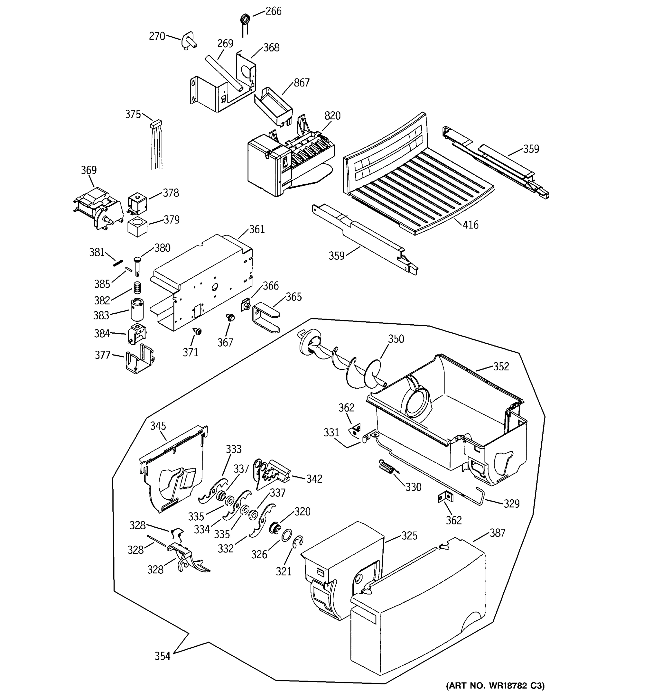 ICE MAKER & DISPENSER