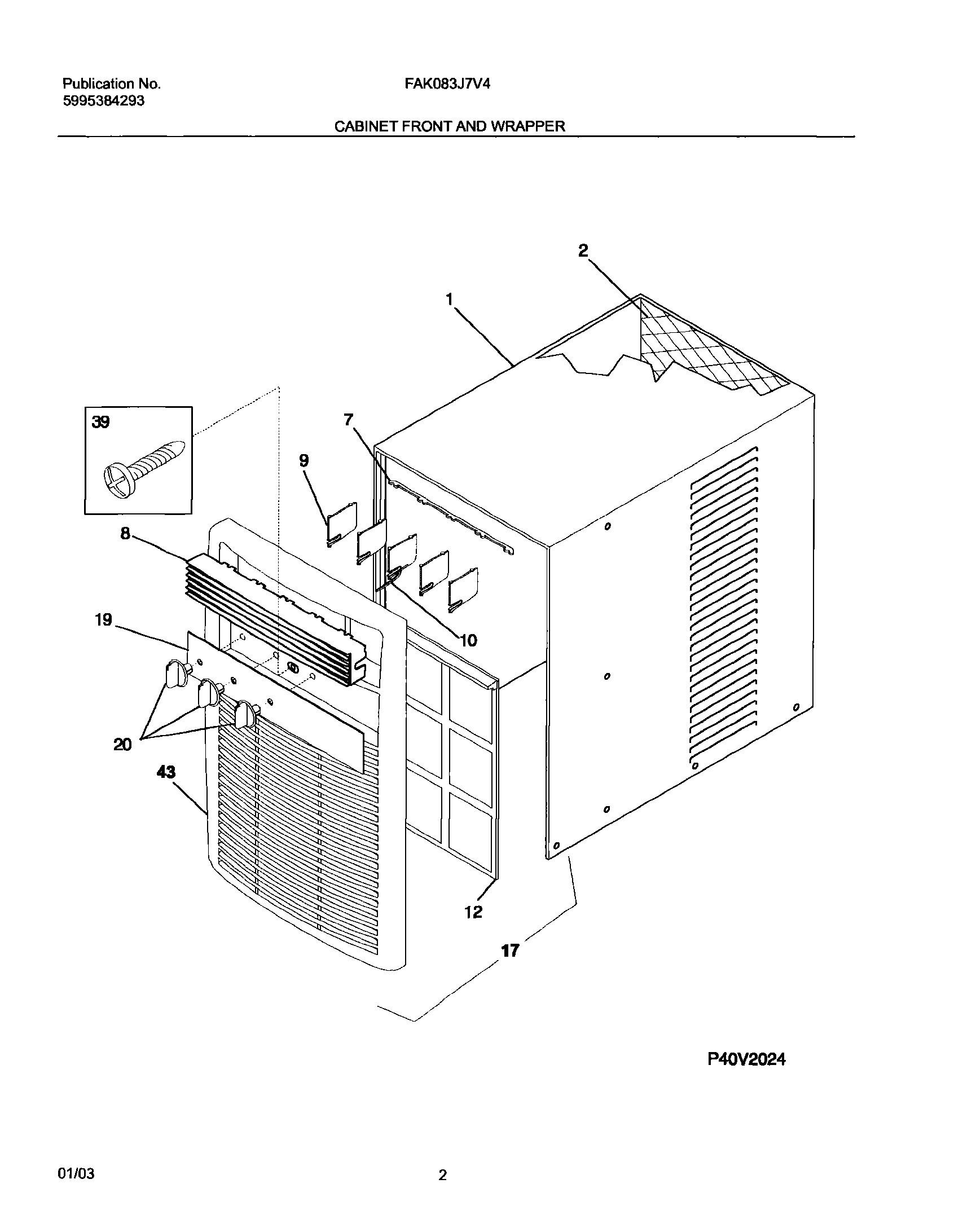 03 - CABINET FRONT AND WRAPPER