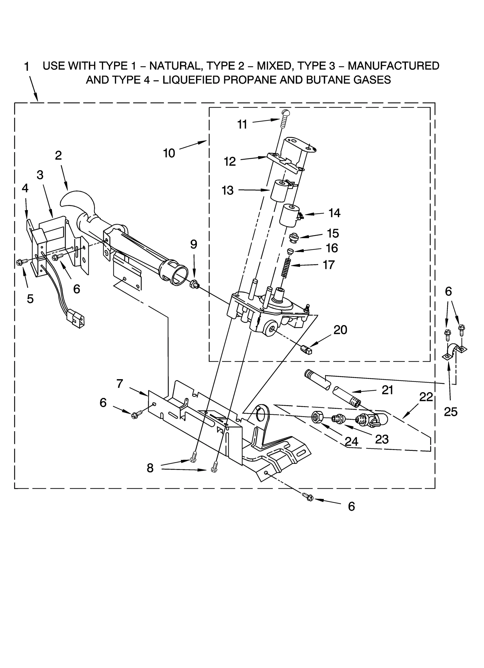 3401771 BURNER ASSEMBLY