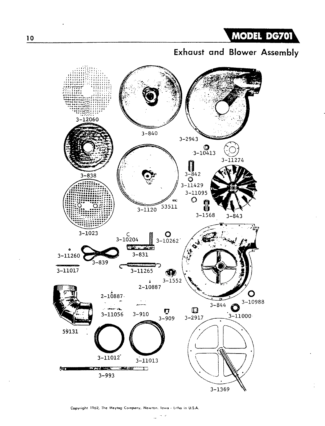 04 - EXHAUST & BLOWER ASSEMBLY