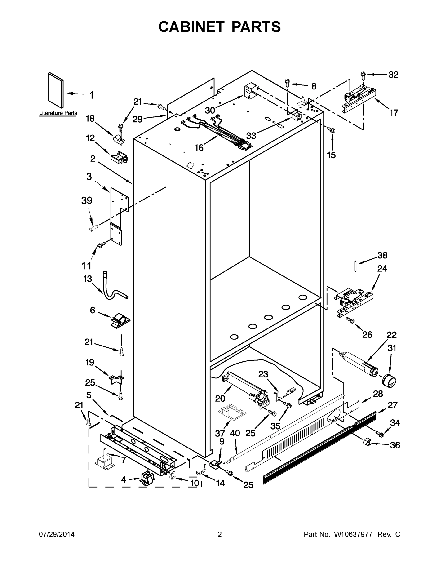 02 - CABINET PARTS