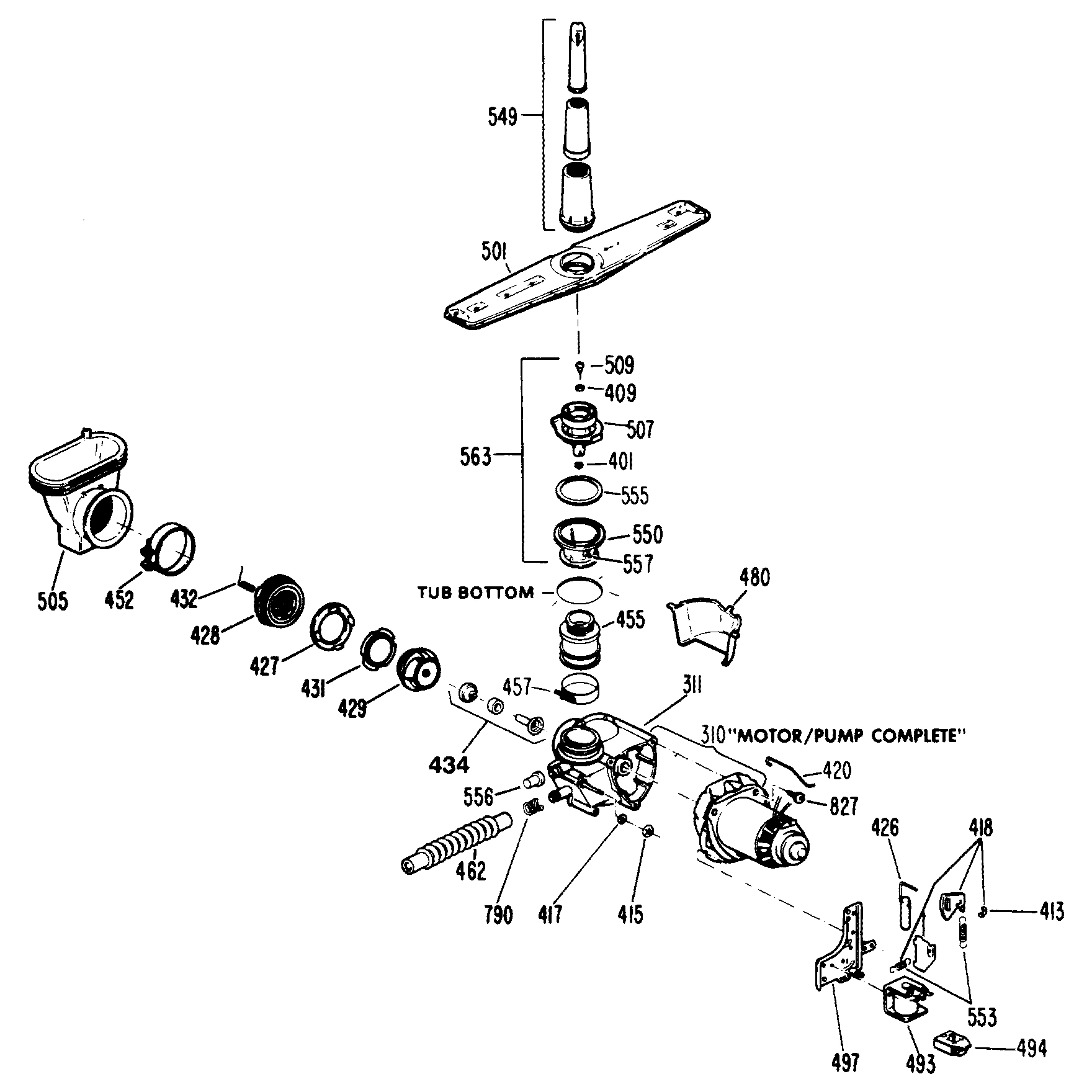 MOTOR-PUMP MECHANISM