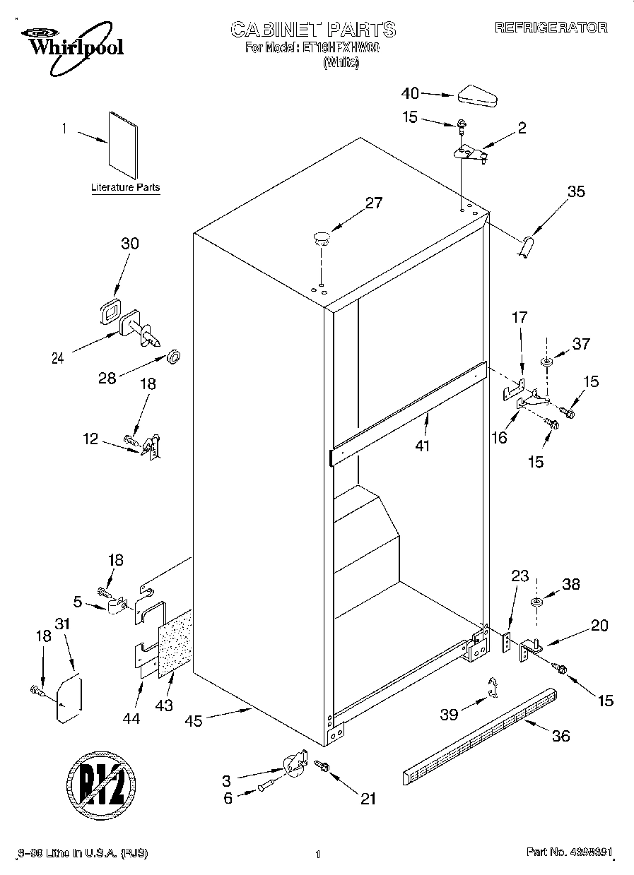 01 - CABINET, LITERATURE