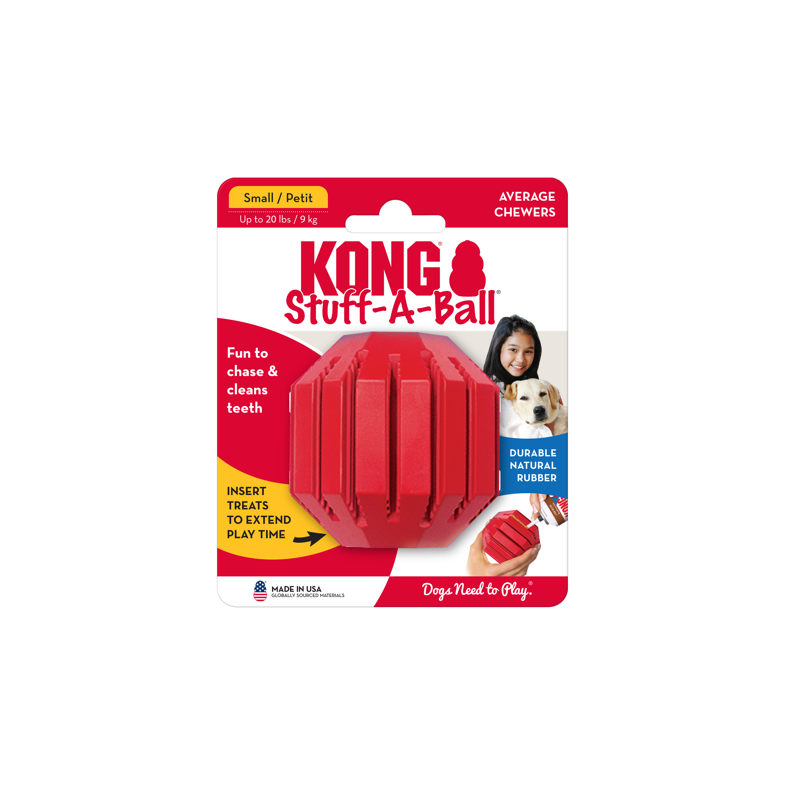 Kong stuff 2025 a ball xl