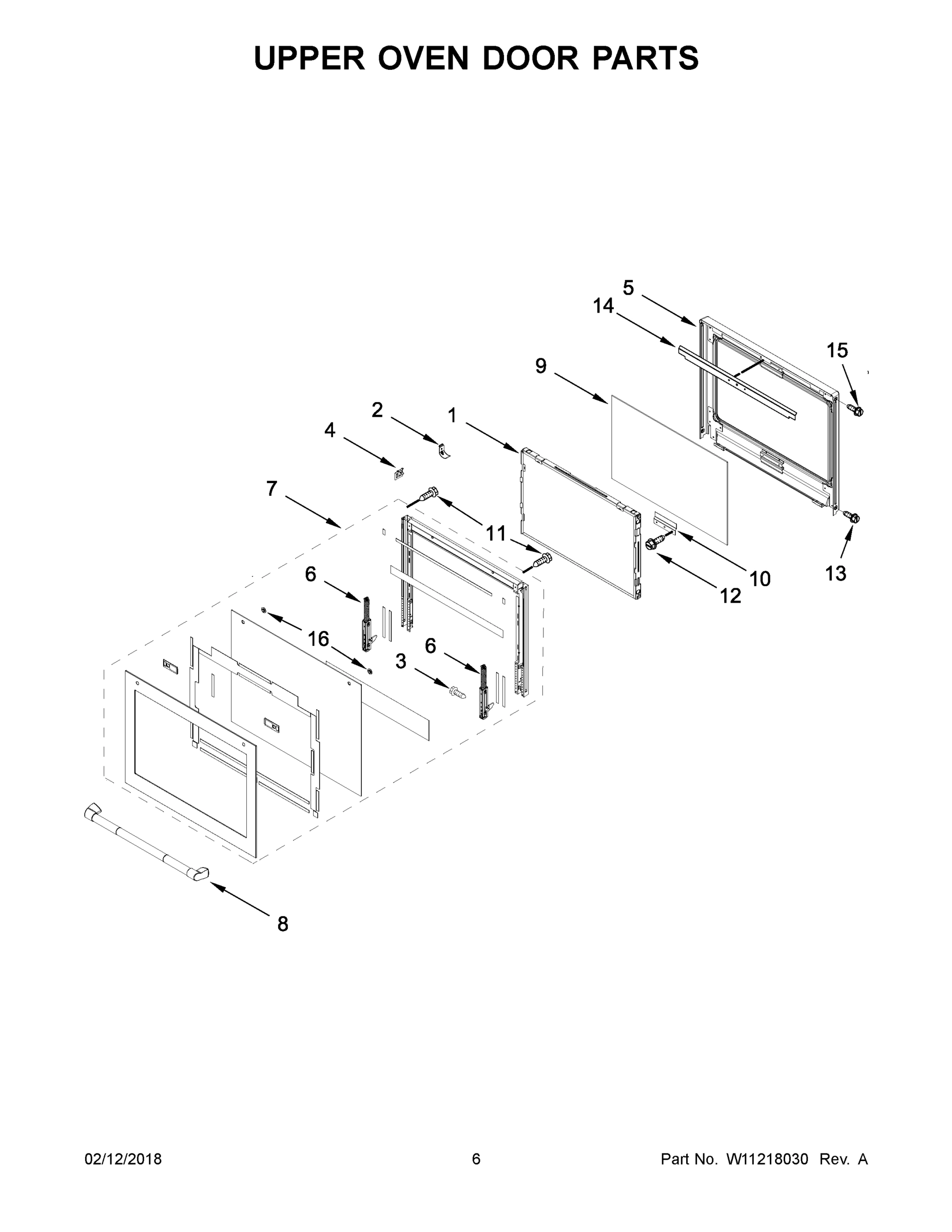 04 - UPPER OVEN DOOR PARTS