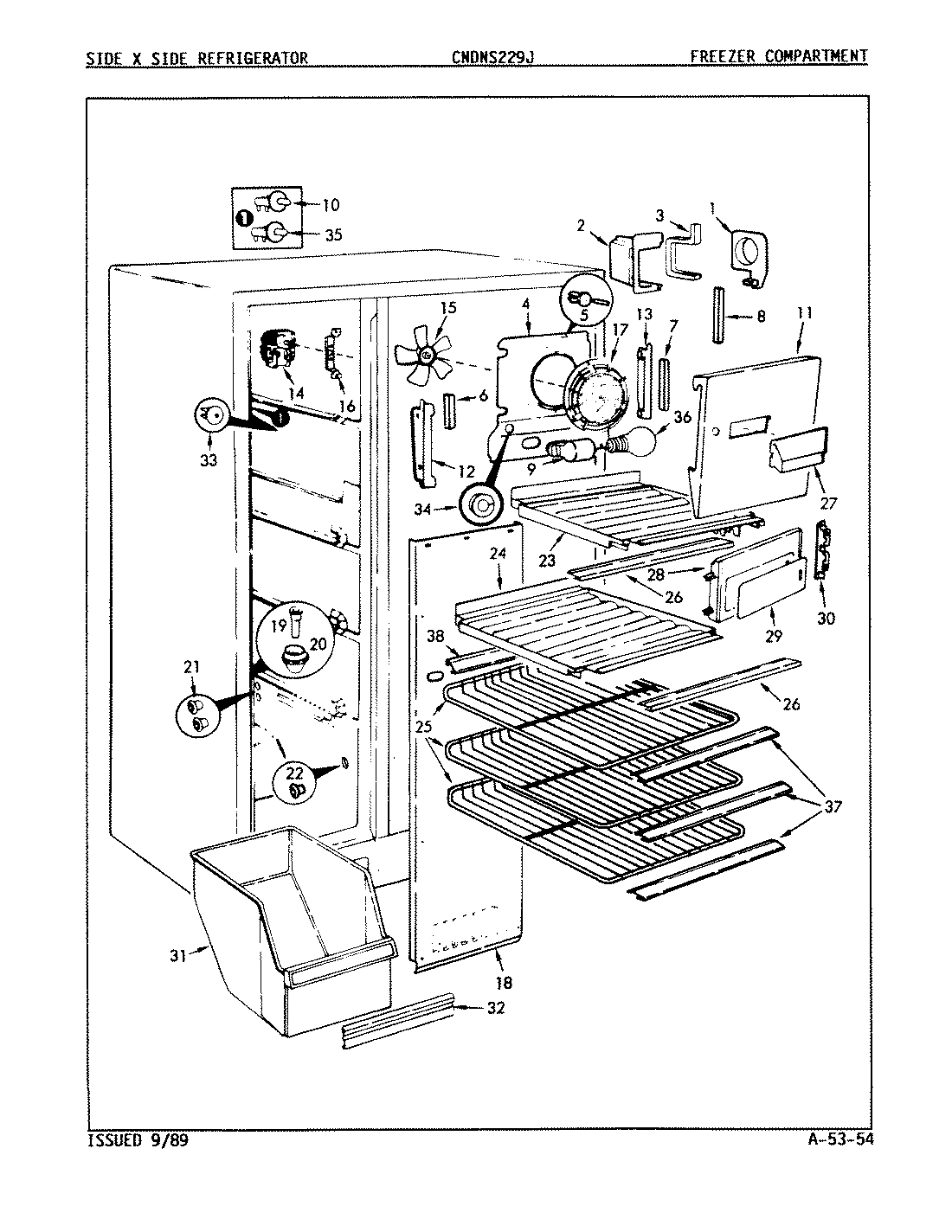 01 - FREEZER COMPARTMENT