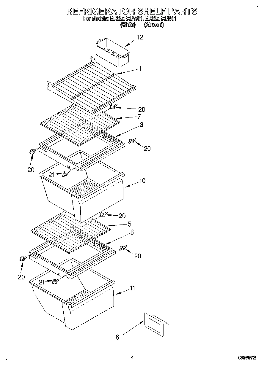 03 - REFRIGERATOR SHELF