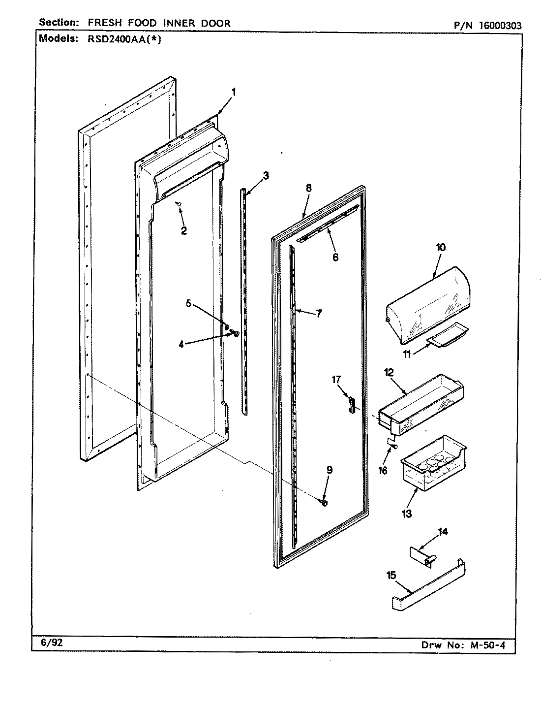 05 - FRESH FOOD INNER DOOR
