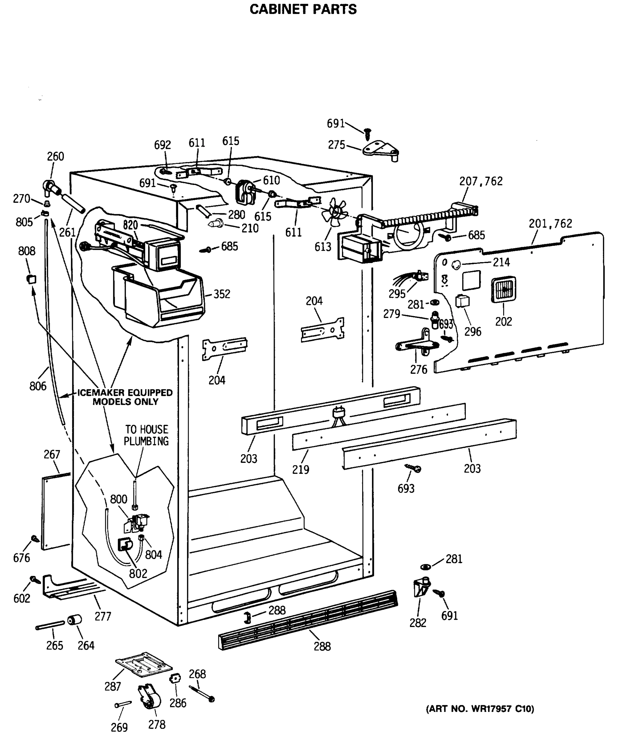 CABINET PARTS