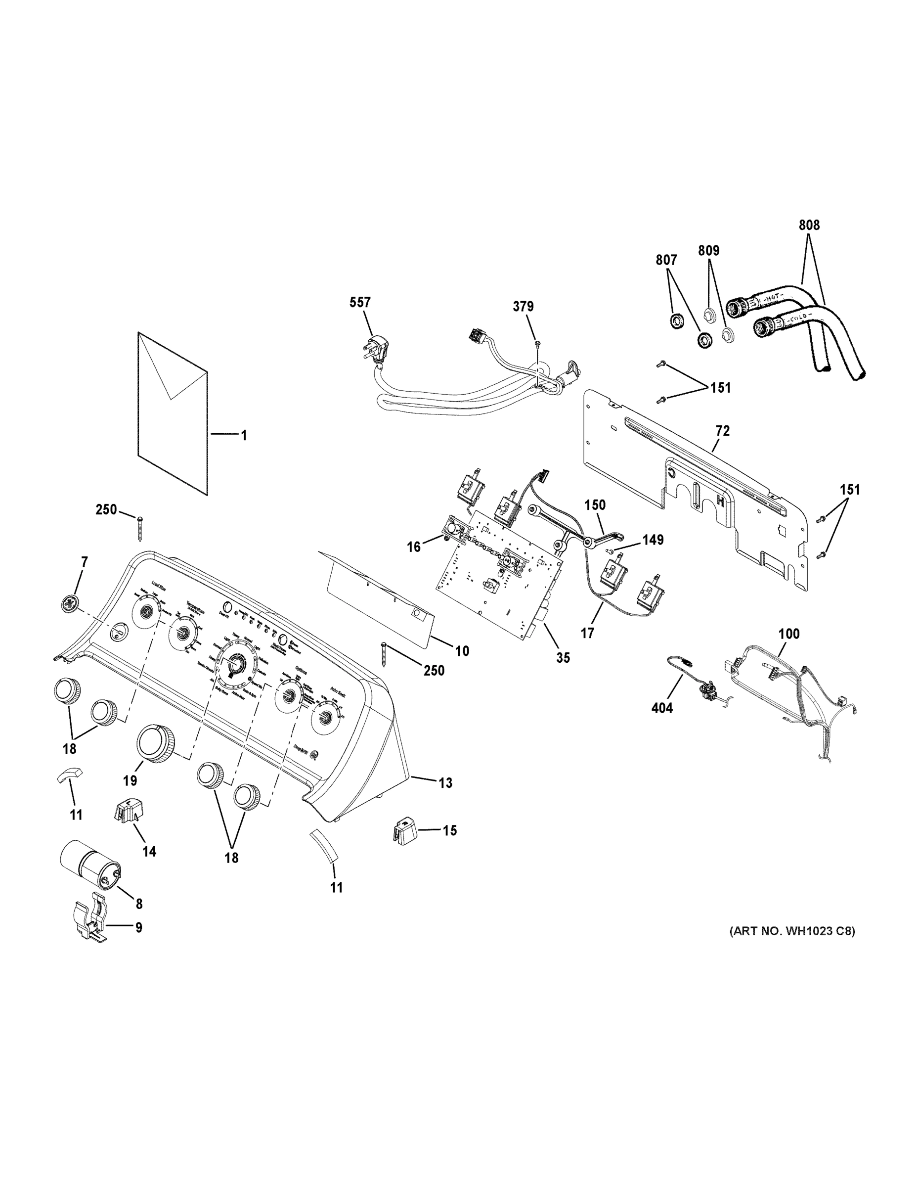 CONTROLS & BACKSPLASH