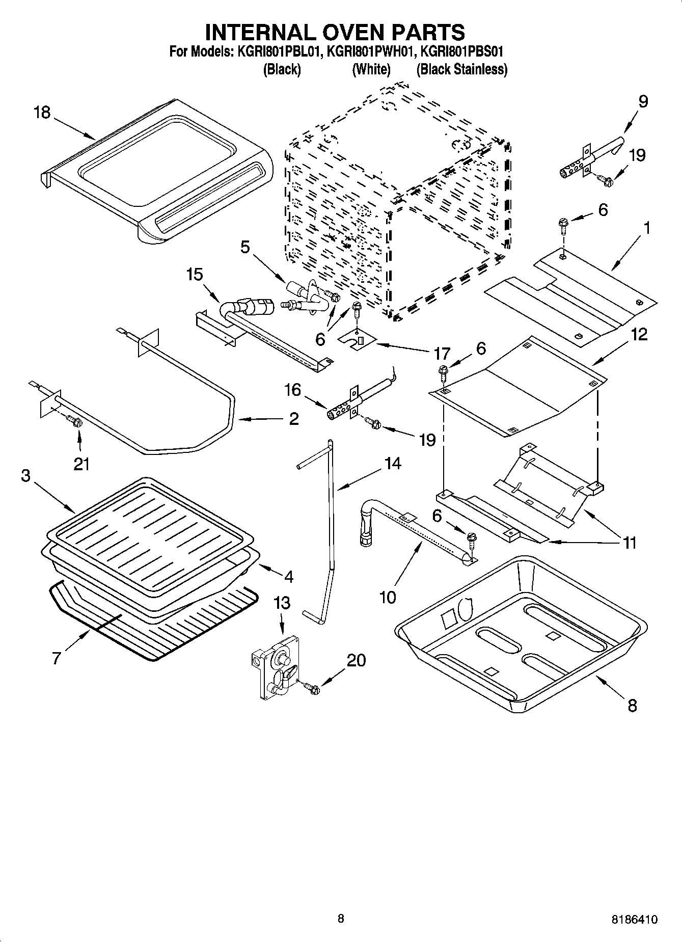 06 - INTERNAL OVEN PARTS