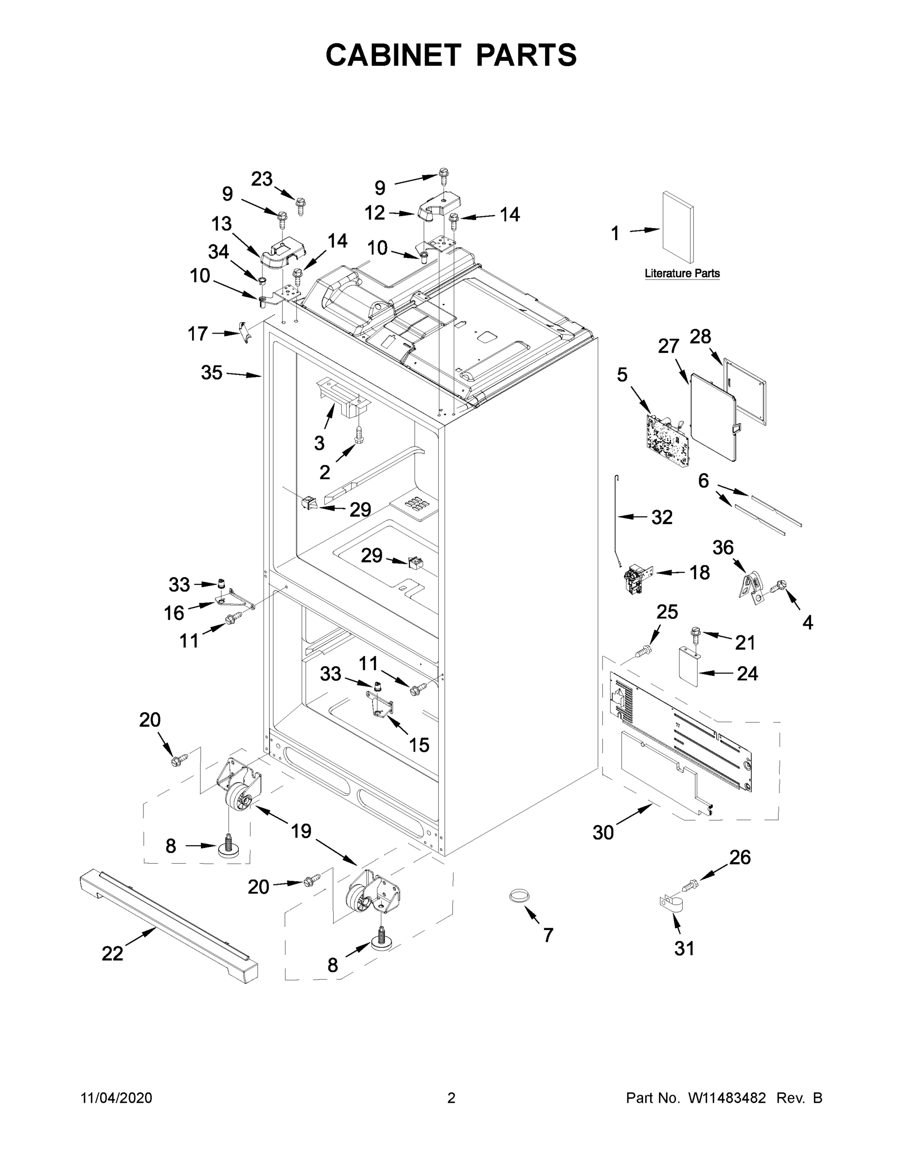 02 - CABINET PARTS
