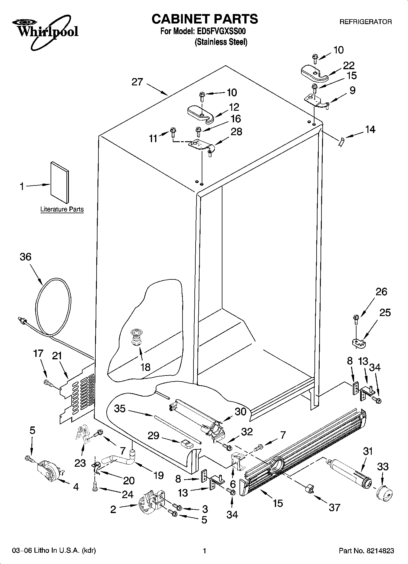 01 - CABINET PARTS