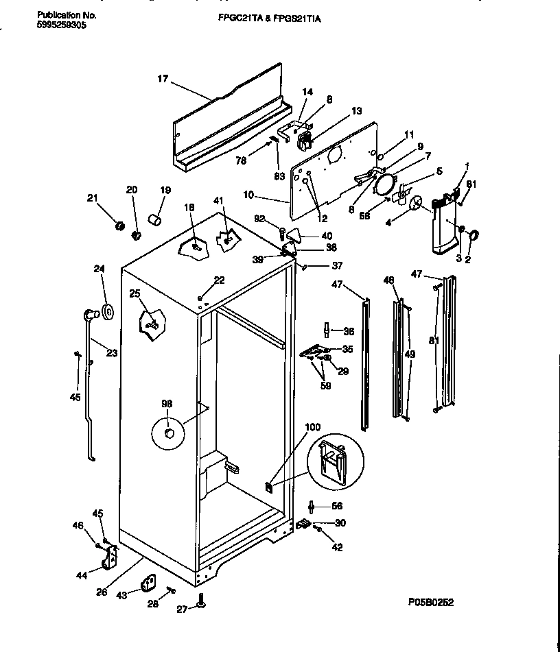 03 - CABINET W/FAN ASSEMBLY
