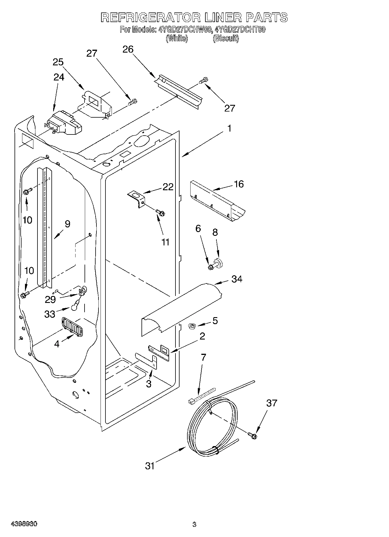 02 - REFRIGERATOR LINER