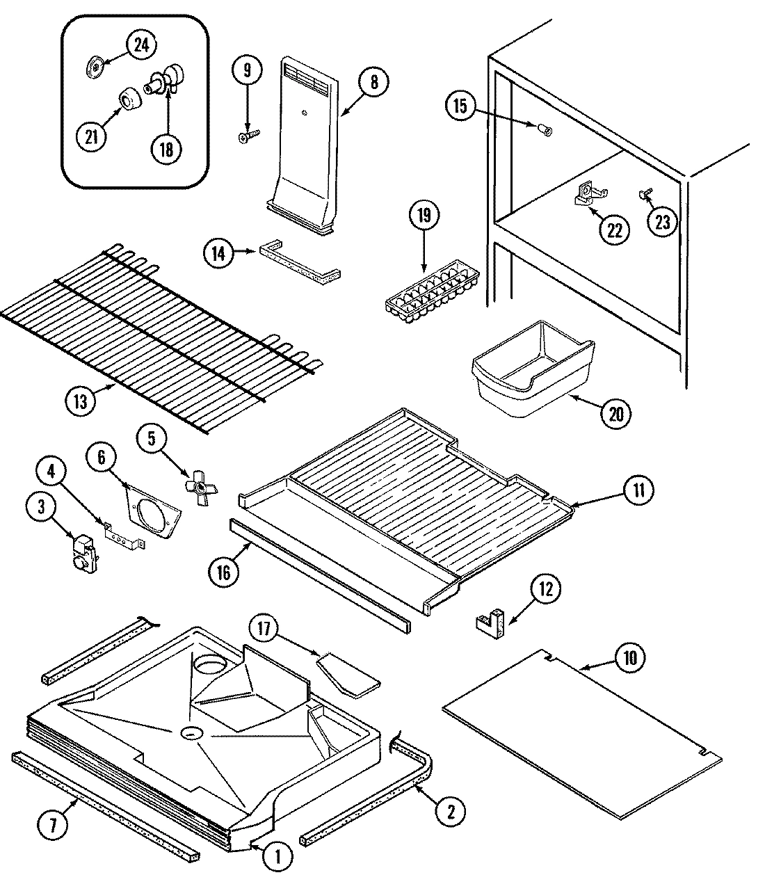 01 - FREEZER COMPARTMENT