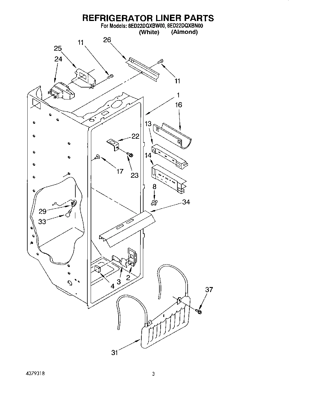02 - REFRIGERATOR LINER