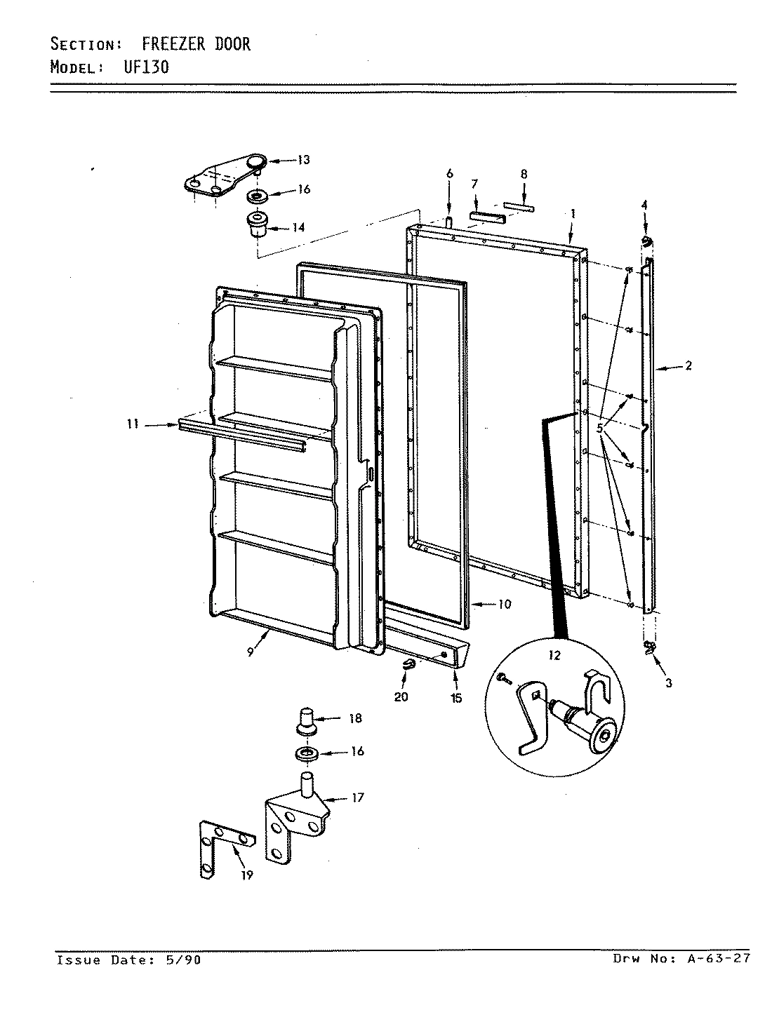 02 - FREEZER DOOR