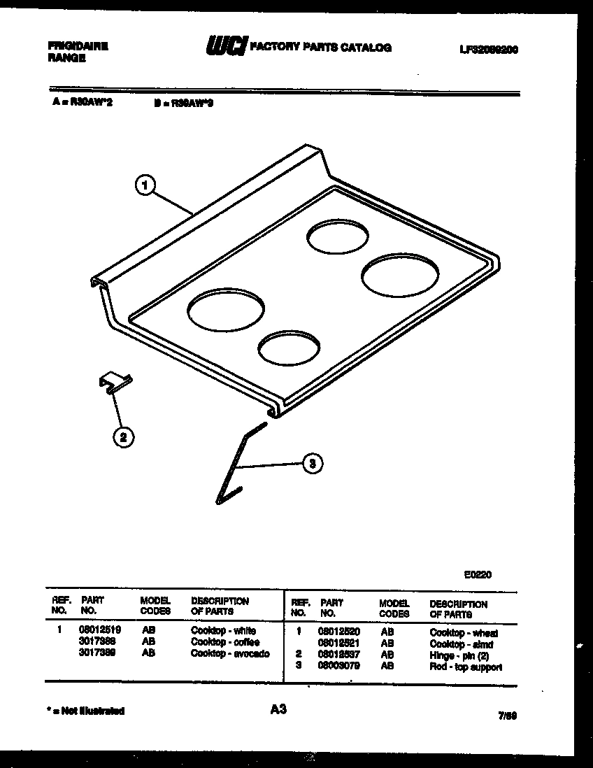 03 - COOKTOP PARTS