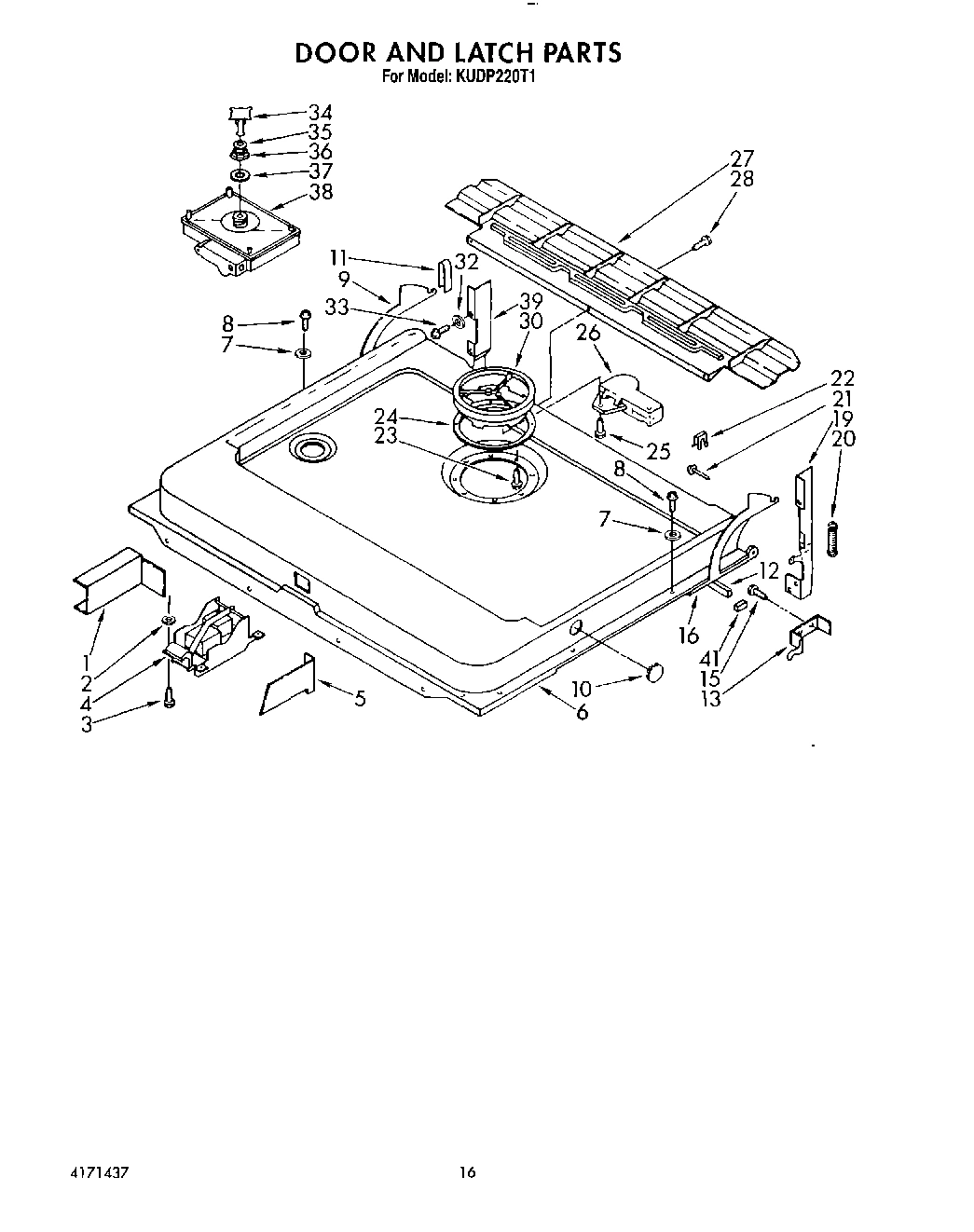 13 - DOOR AND LATCH