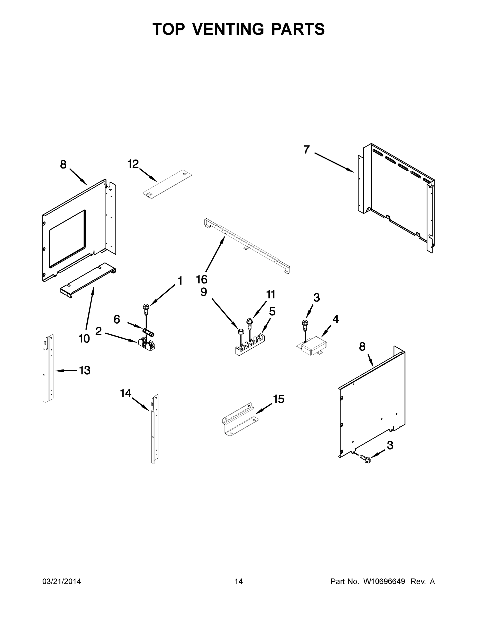 08 - TOP VENTING PARTS