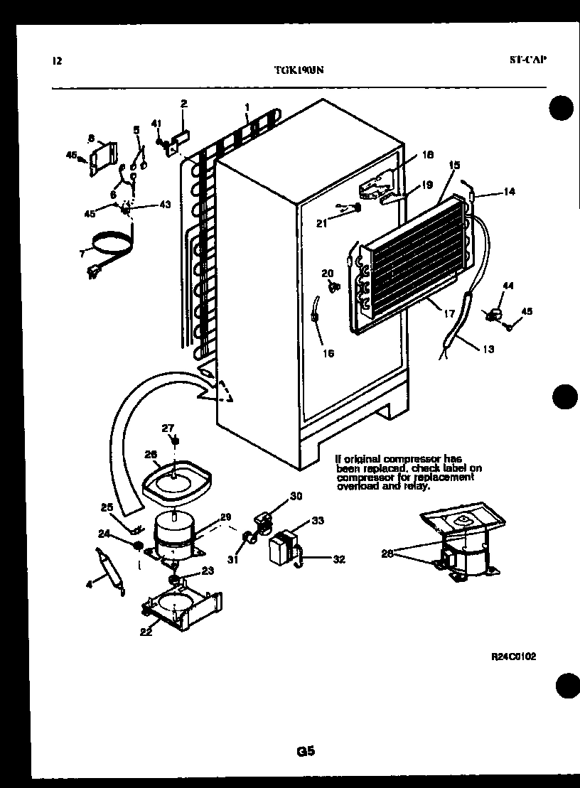 07 - SYSTEM AND AUTOMATIC DEFROST PARTS