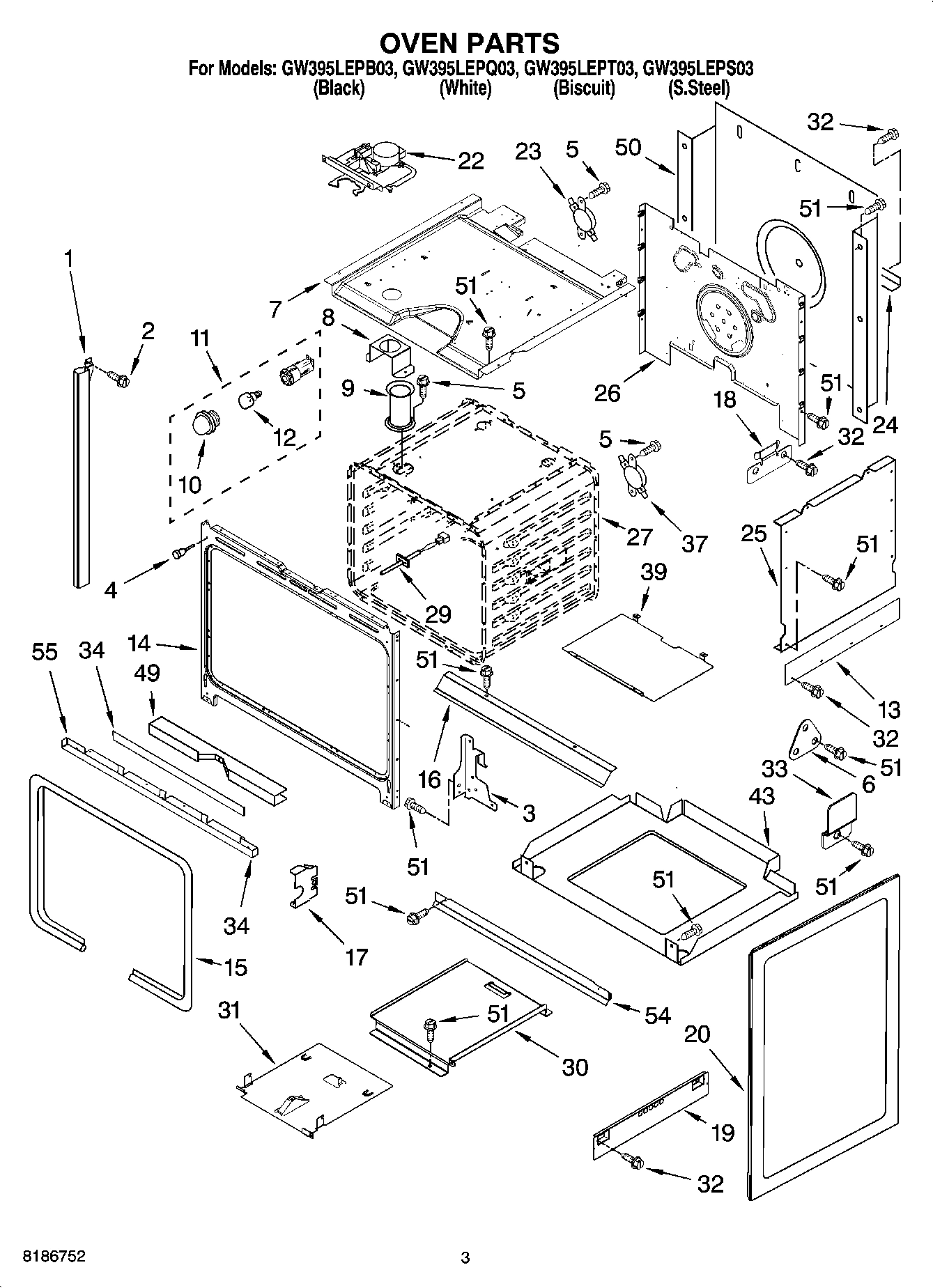 03 - OVEN PARTS