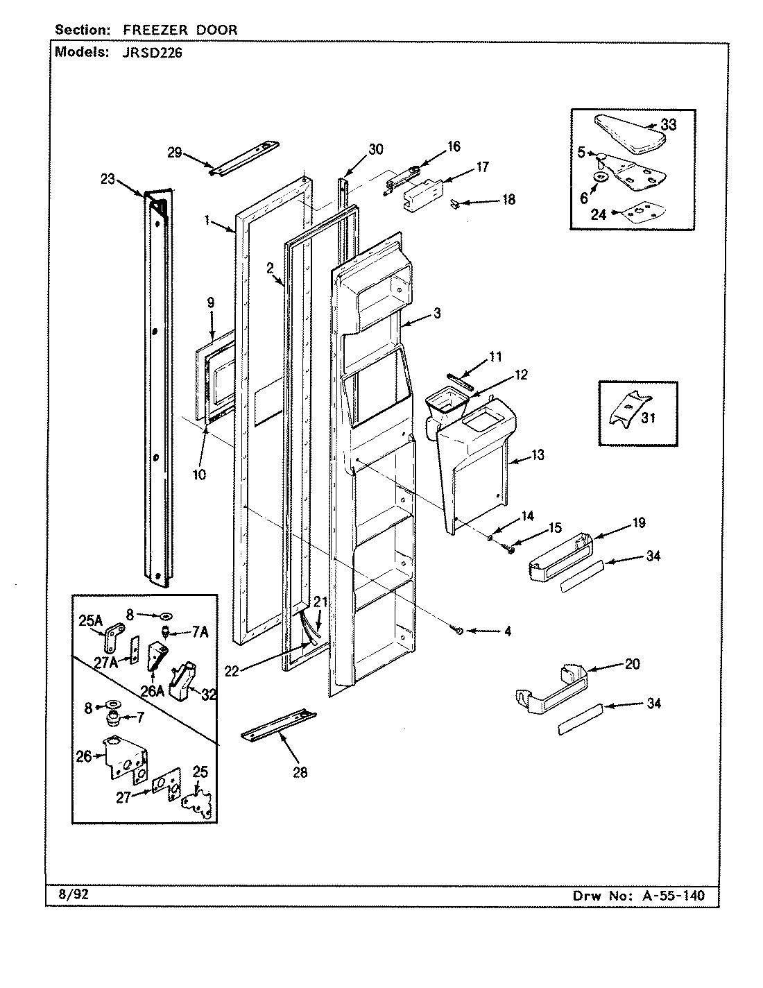 02 - FREEZER DOOR