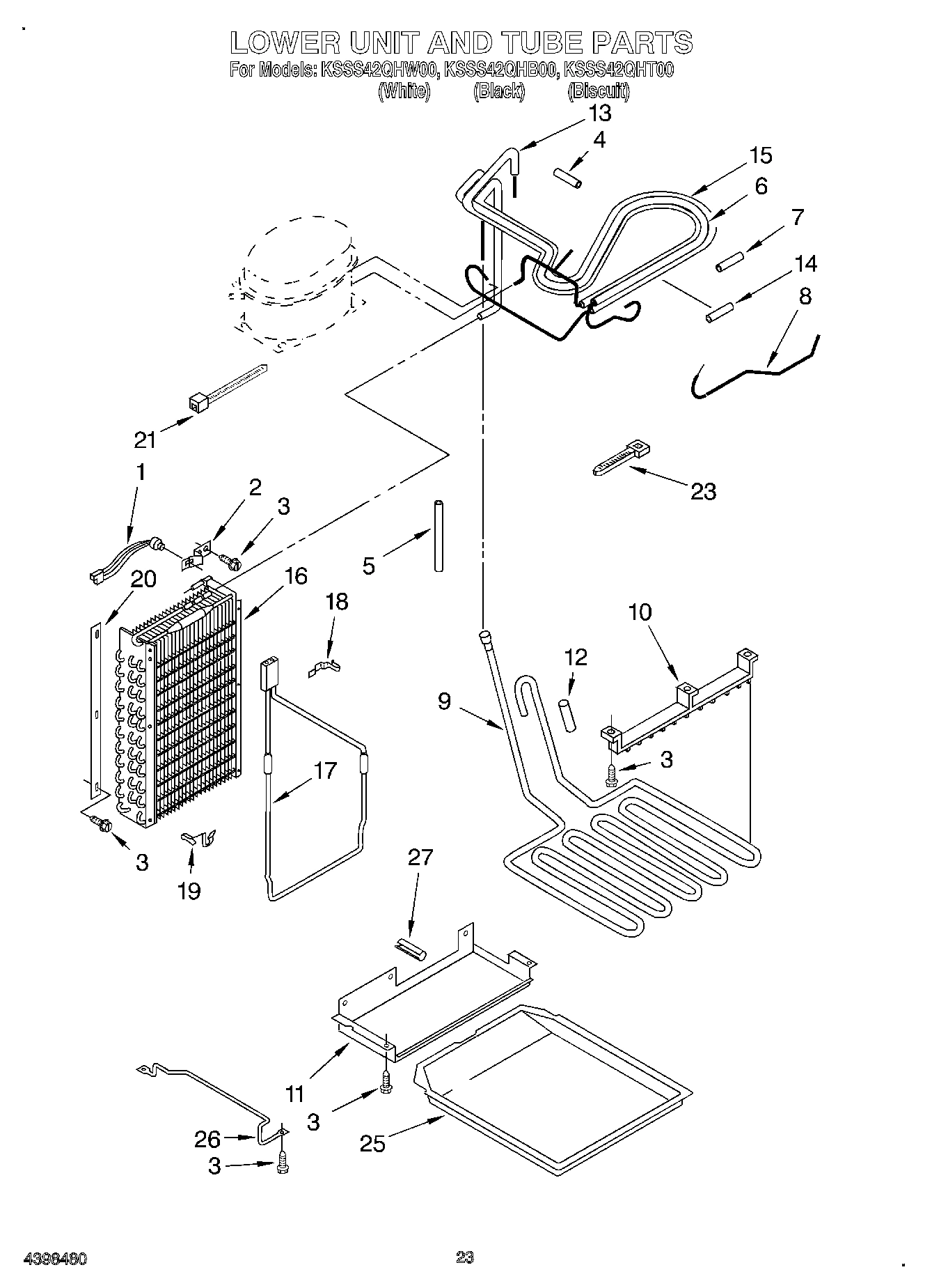 15 - LOWER UNIT AND TUBE