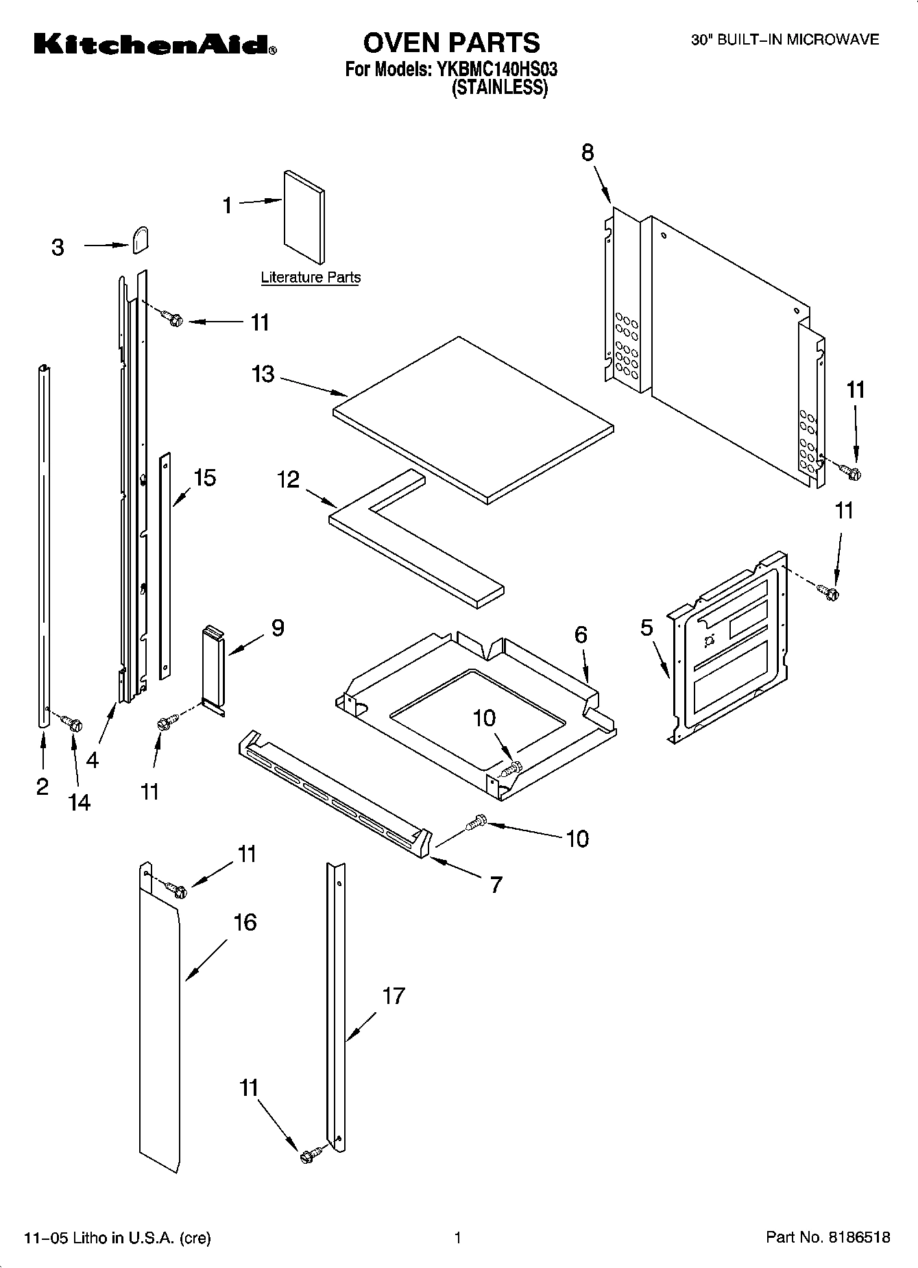 01 - OVEN PARTS