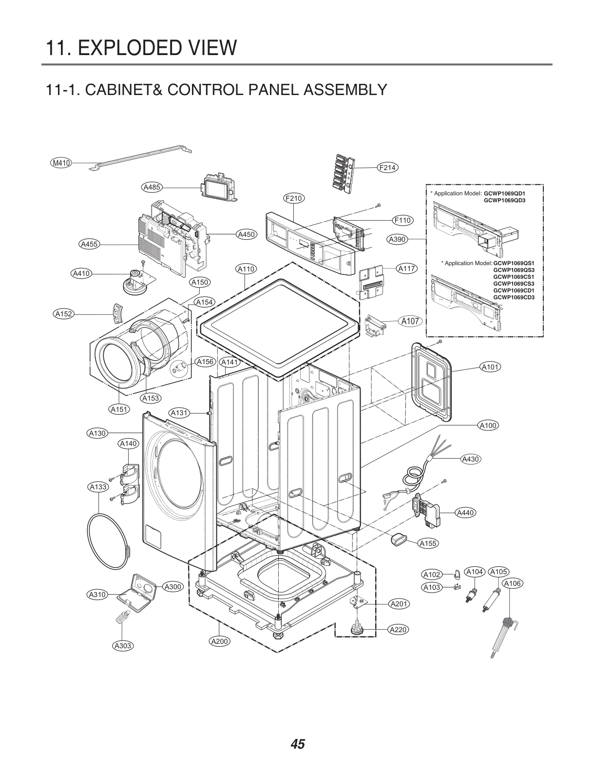 CABINET& CONTROL PANEL ASSEMBLY