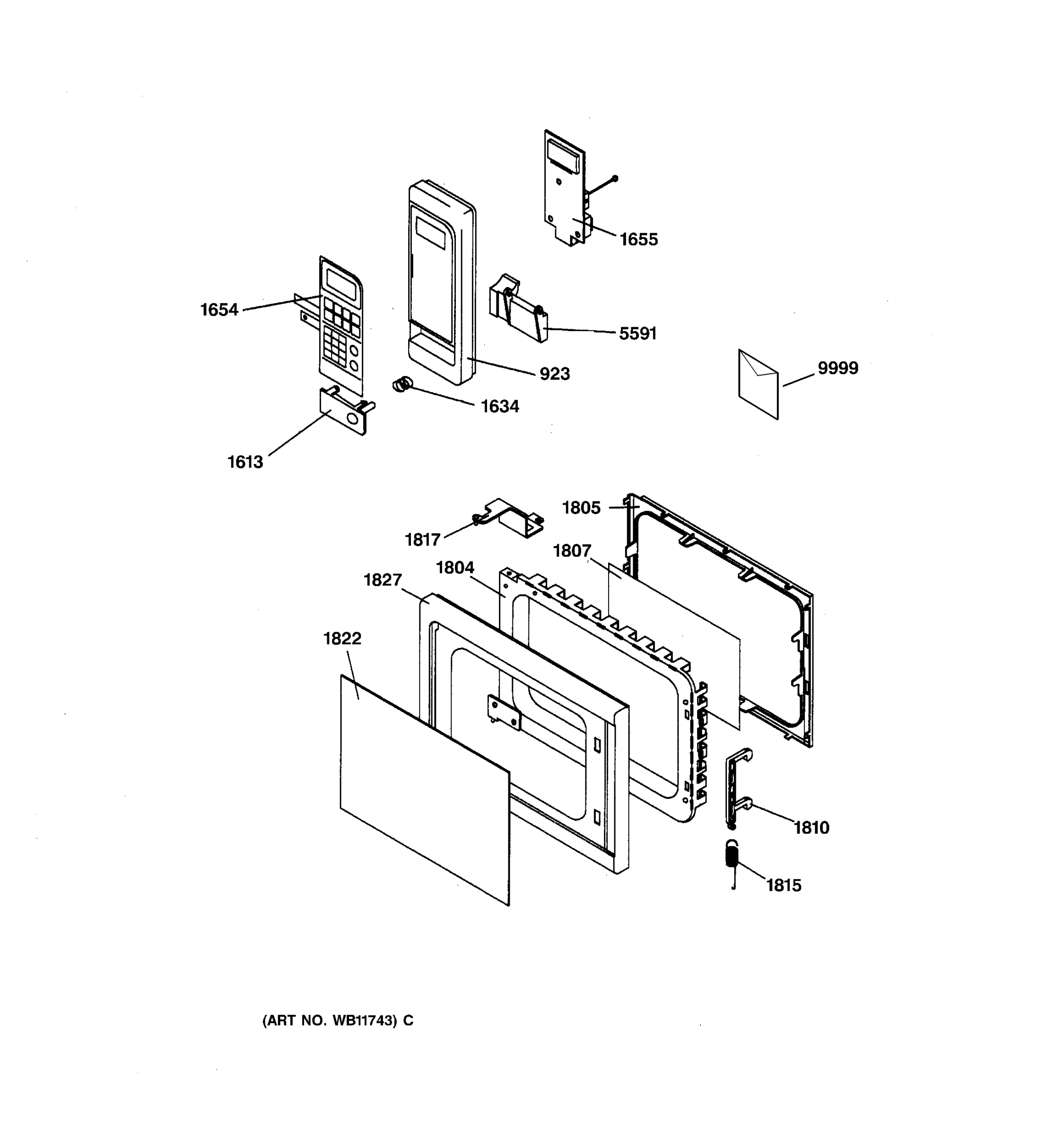 CONTROL PANEL & DOOR PARTS
