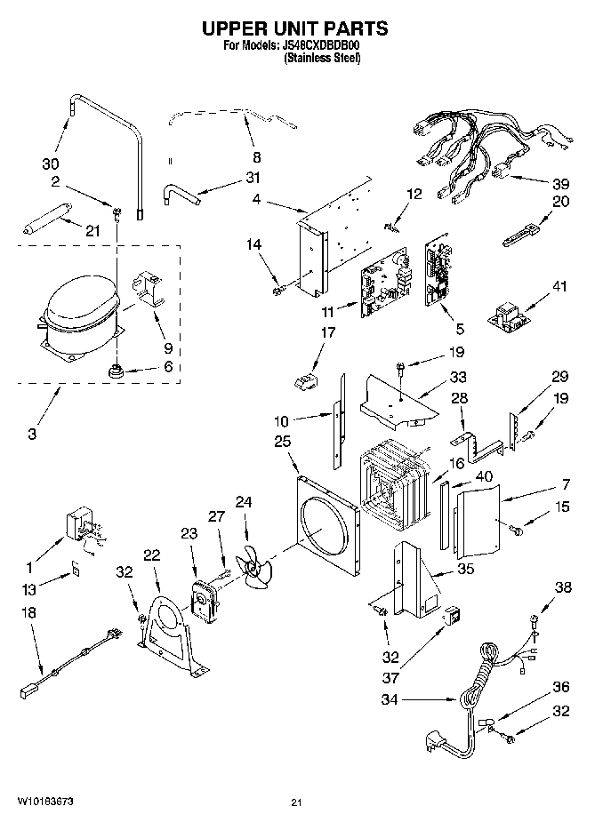 13 - UPPER UNIT PARTS