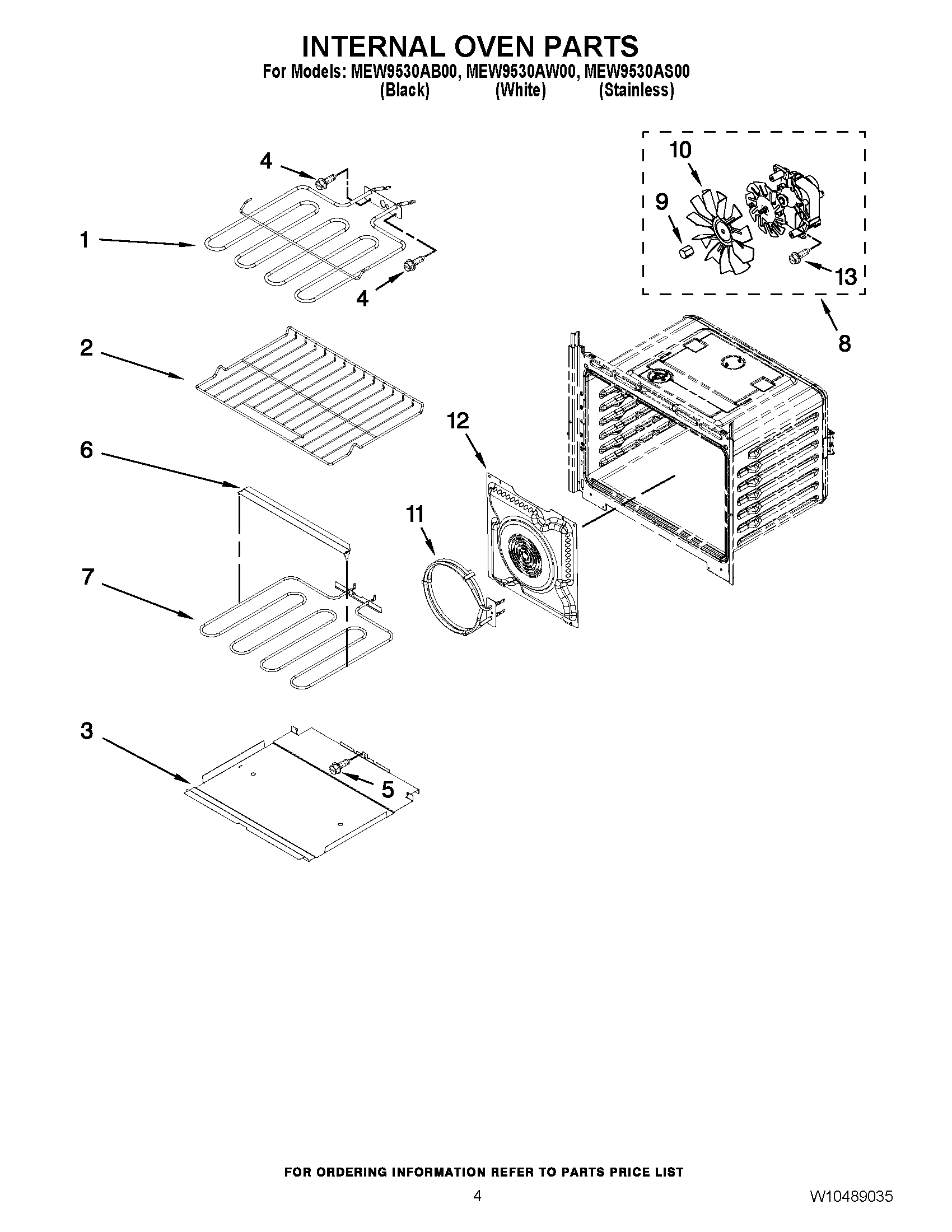03 - INTERNAL OVEN PARTS