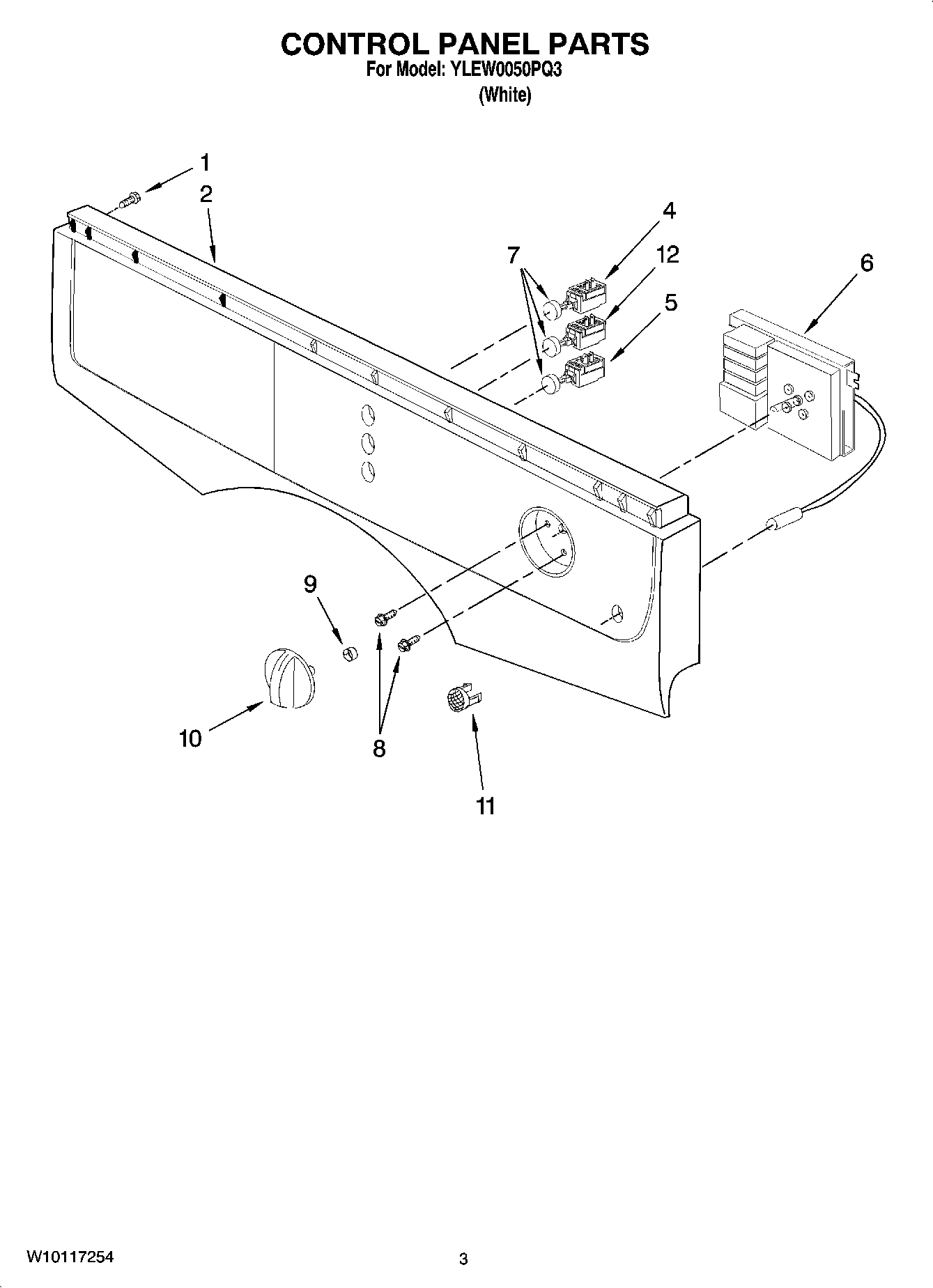 02 - CONTROL PANEL PARTS