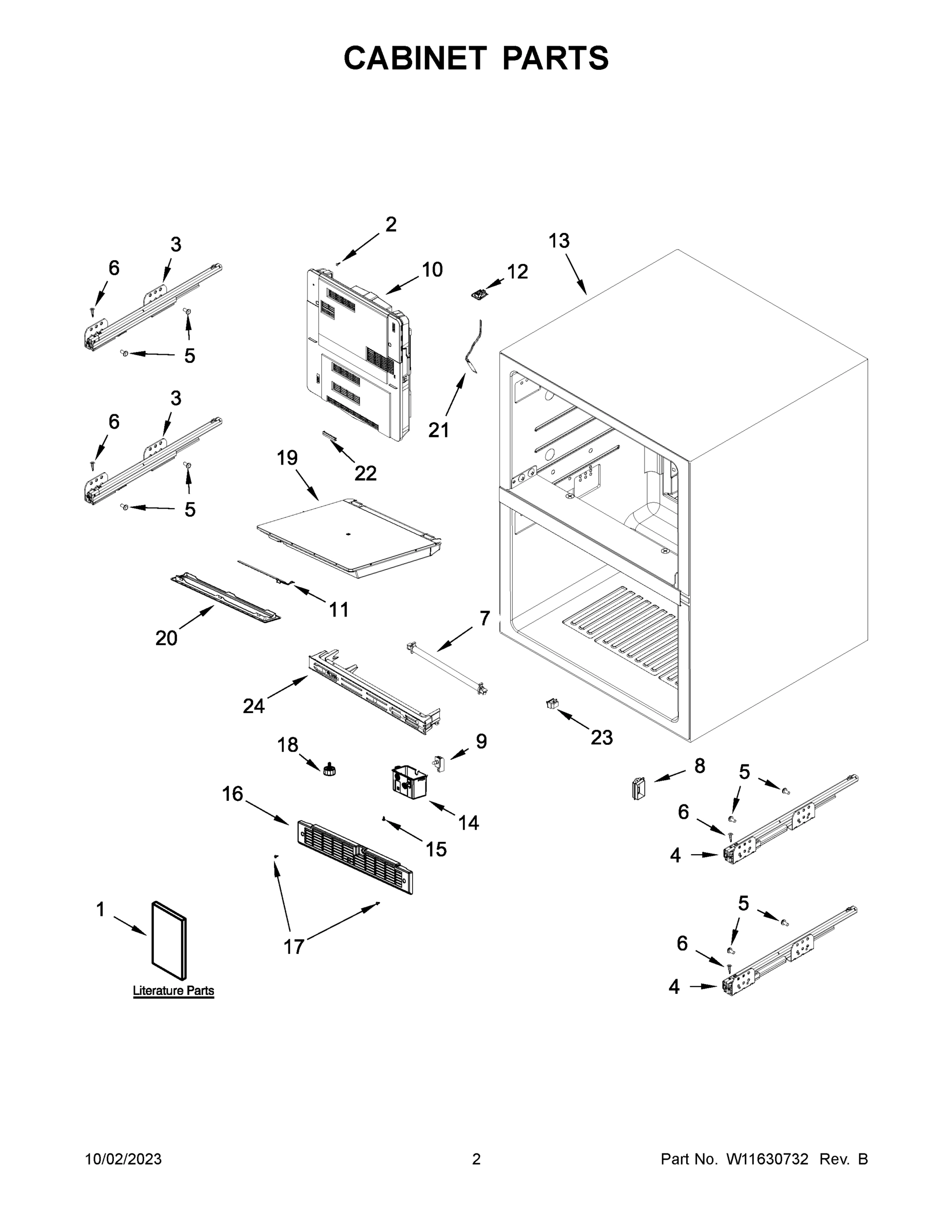 02 - CABINET PARTS