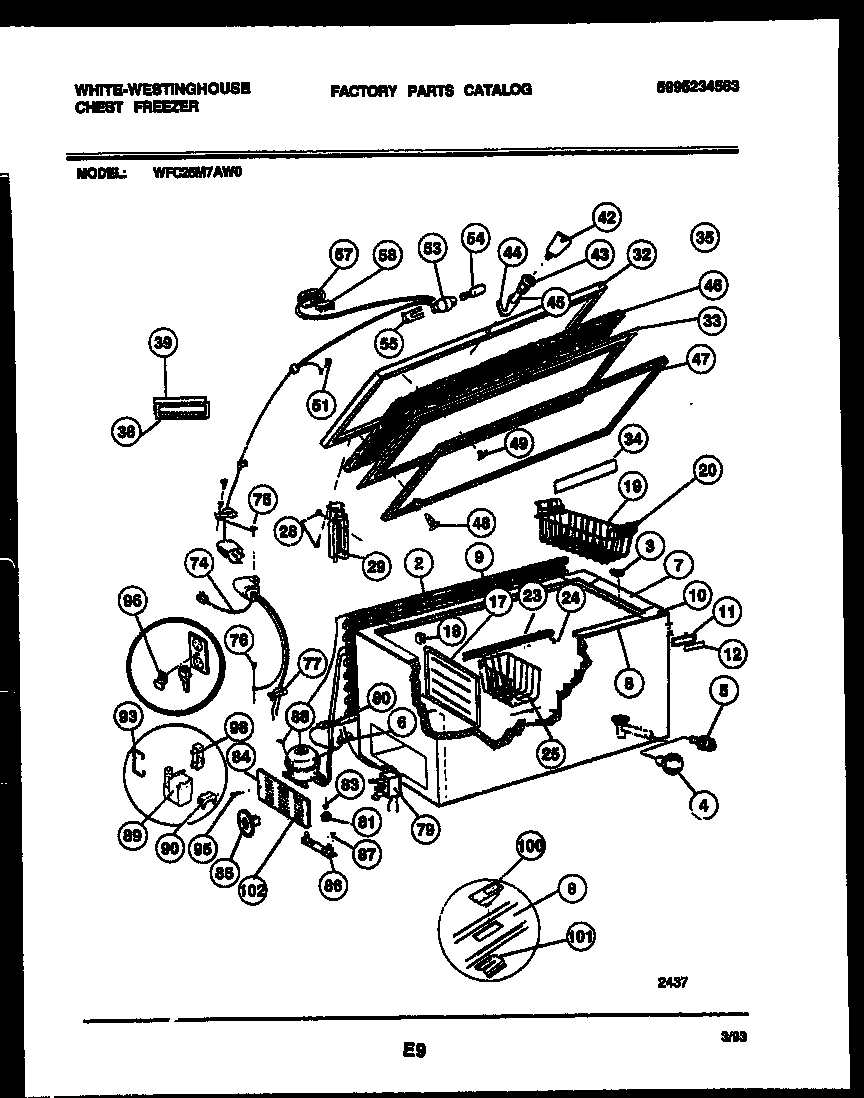 02 - CHEST FREEZER PARTS