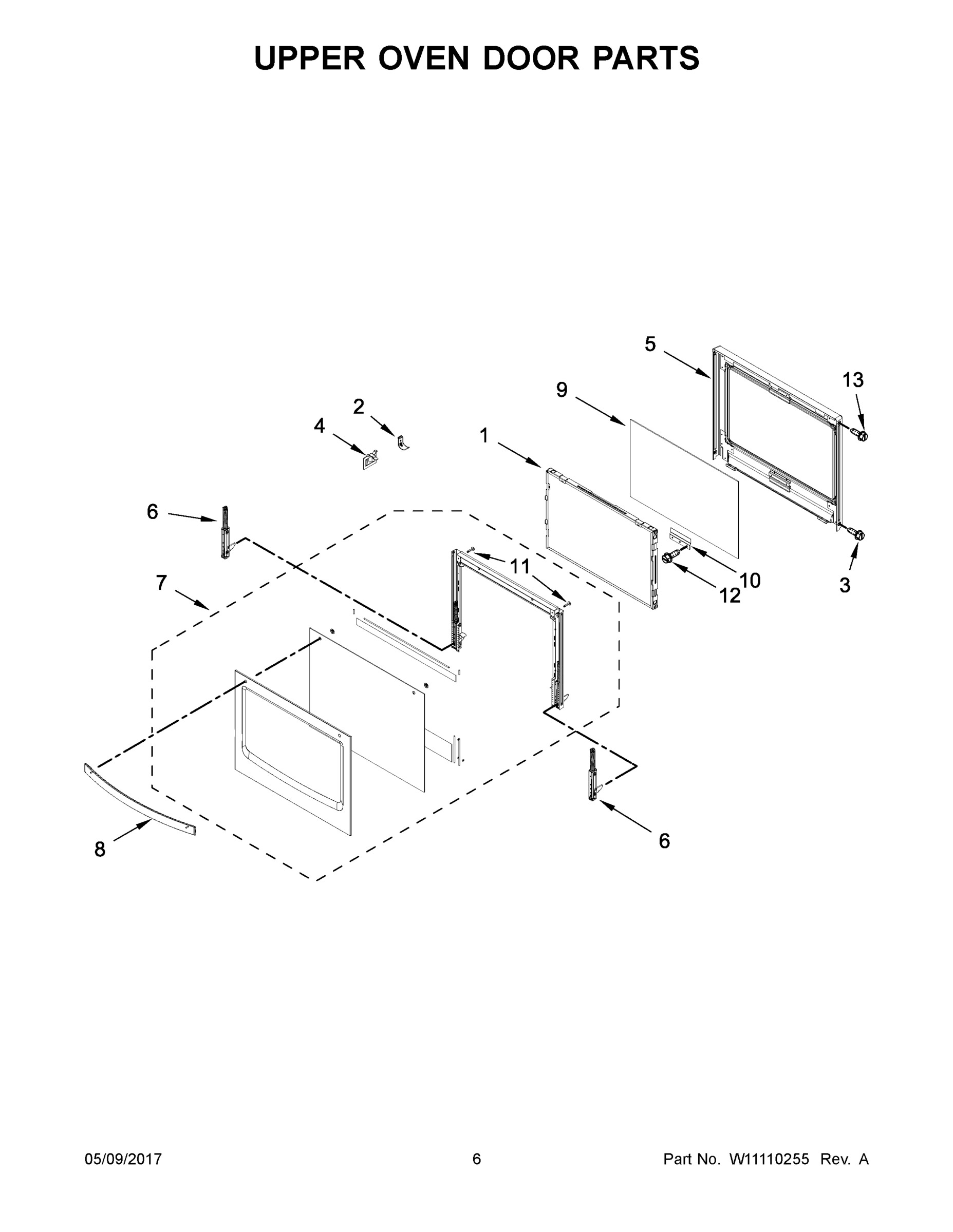 04 - UPPER OVEN DOOR PARTS