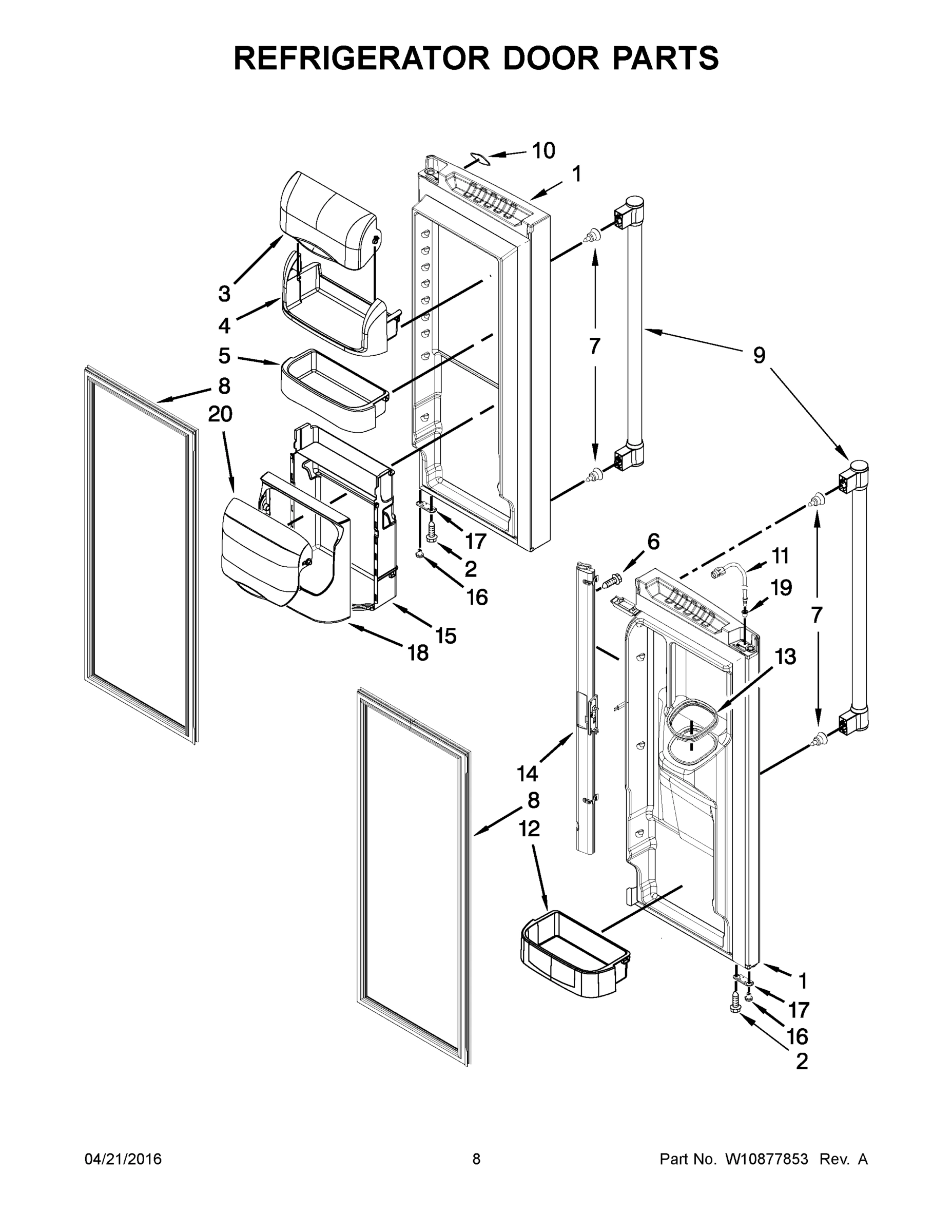 05 - REFRIGERATOR DOOR PARTS