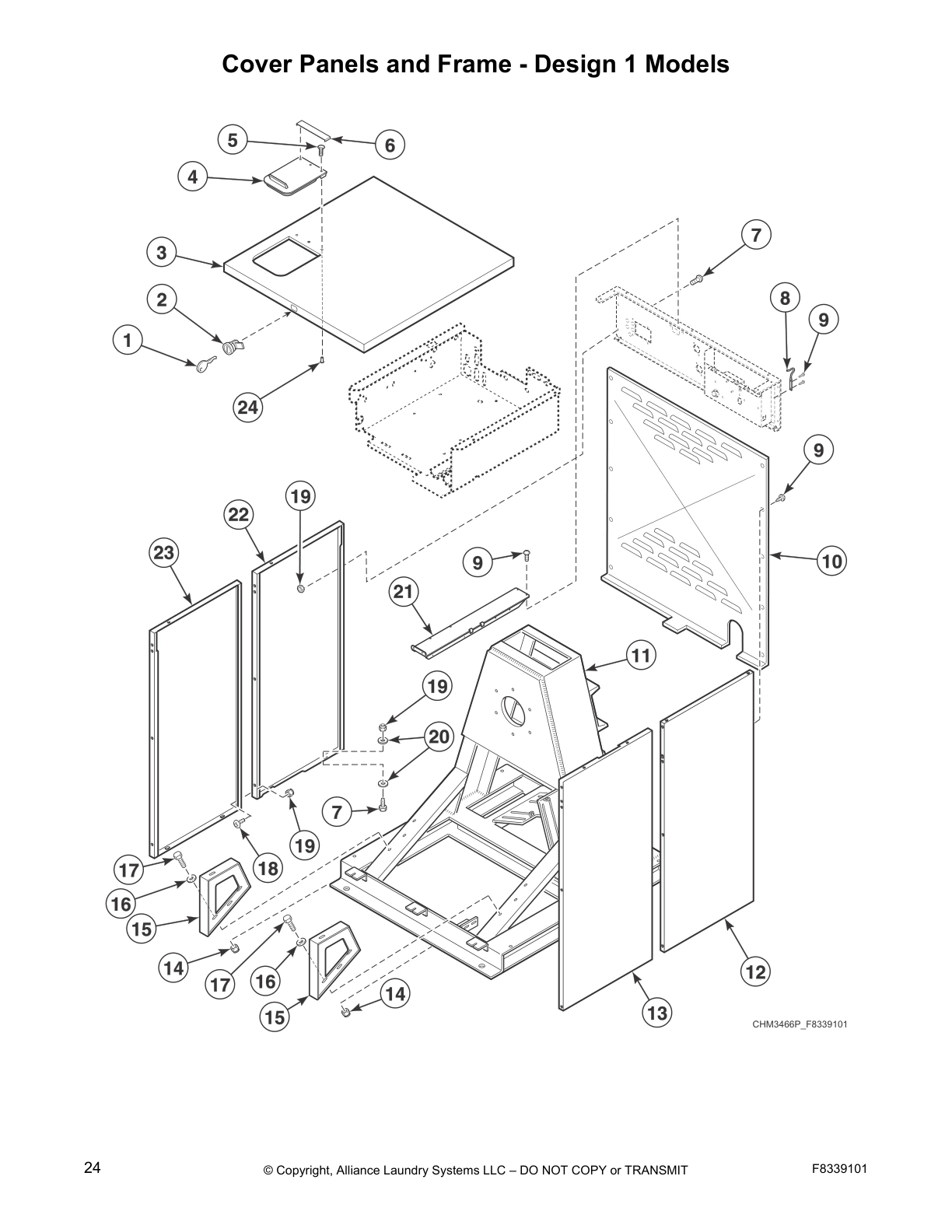 Cover Panels and Frame - Design 1 Models