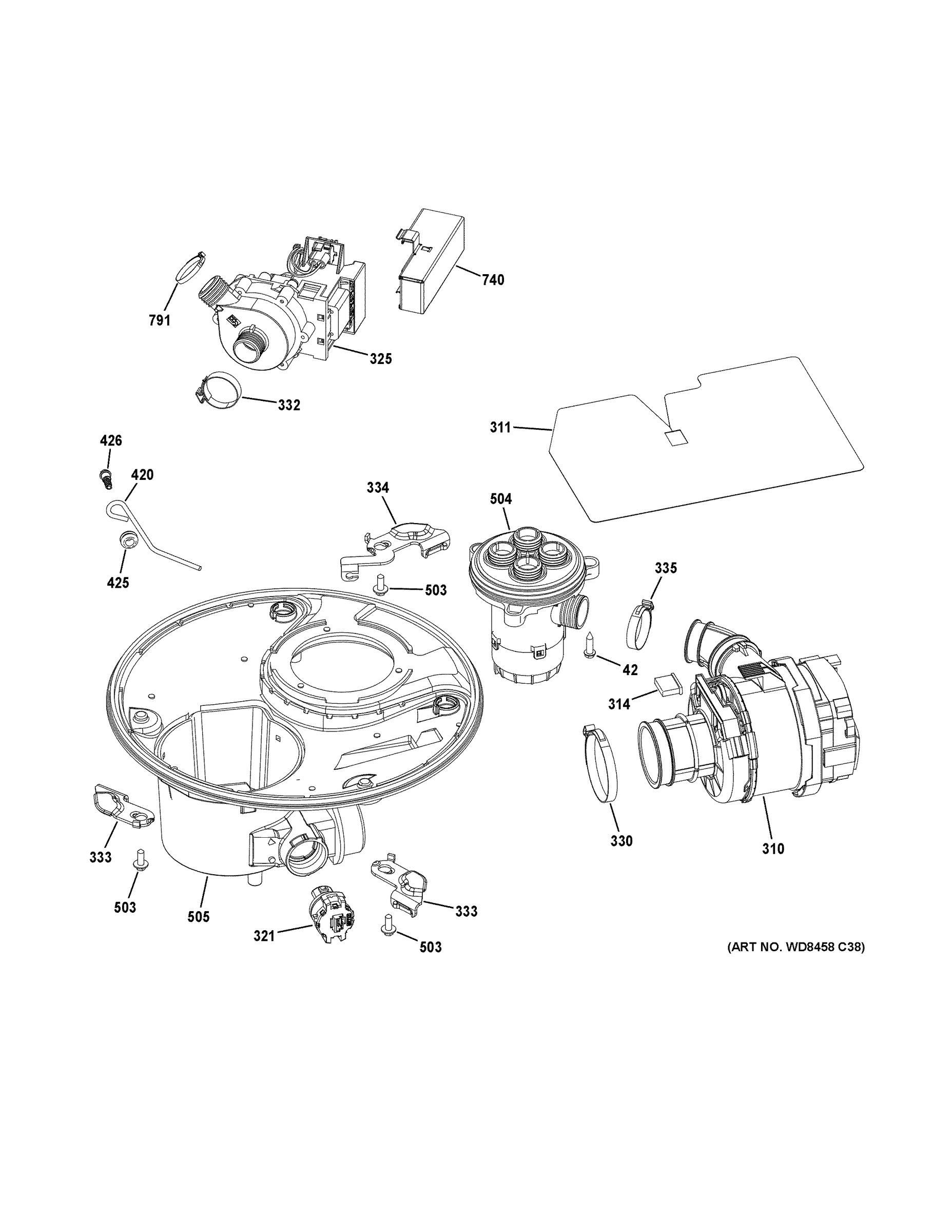 SUMP & MOTOR MECHANISM